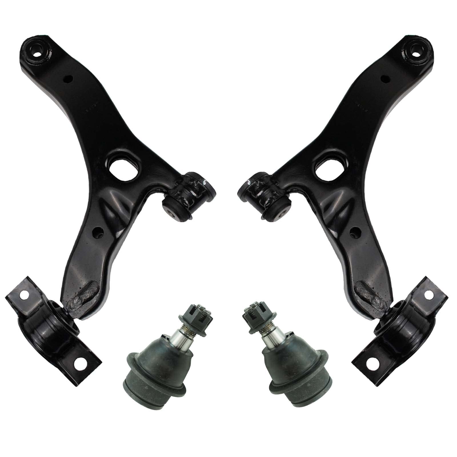 TRQ Front Control Arm with Ball Joint Set Compatible with 2010-2013 Ford Transit Connect