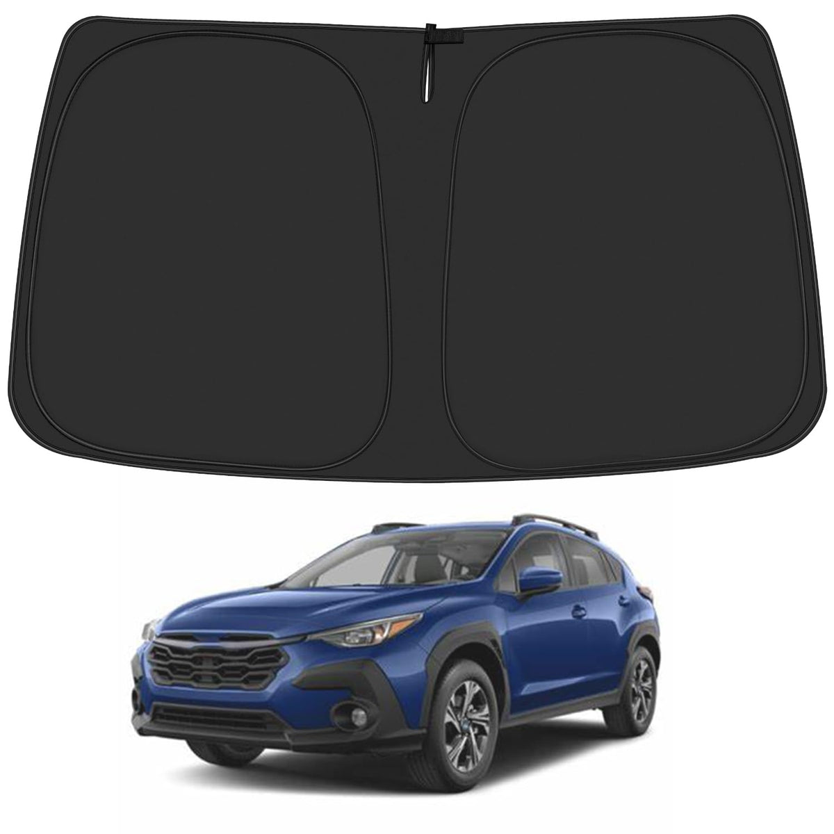 ULROLIT Windshield Sun Shade for 2018-2025 Subaru Crosstrek Wagon Accessories, Foldable Window Sunshade Sun Visor Protector, Fro