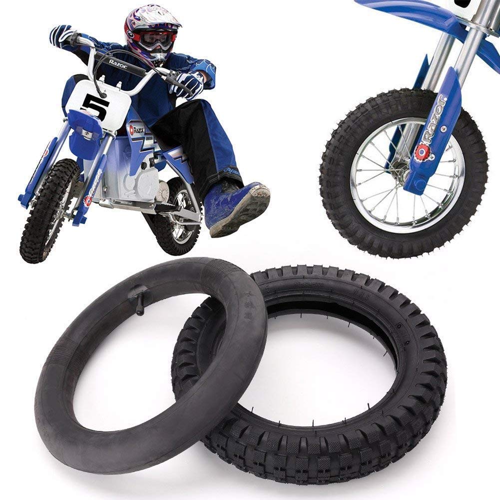 Lotfancy 12.5X2.75 (12-1/2X2.75) Tire & Inner Tube Set For Razor Mx350 Mx400 Dirt Rocket, X-Treme X-560 - Heavy Duty Scooter Tir