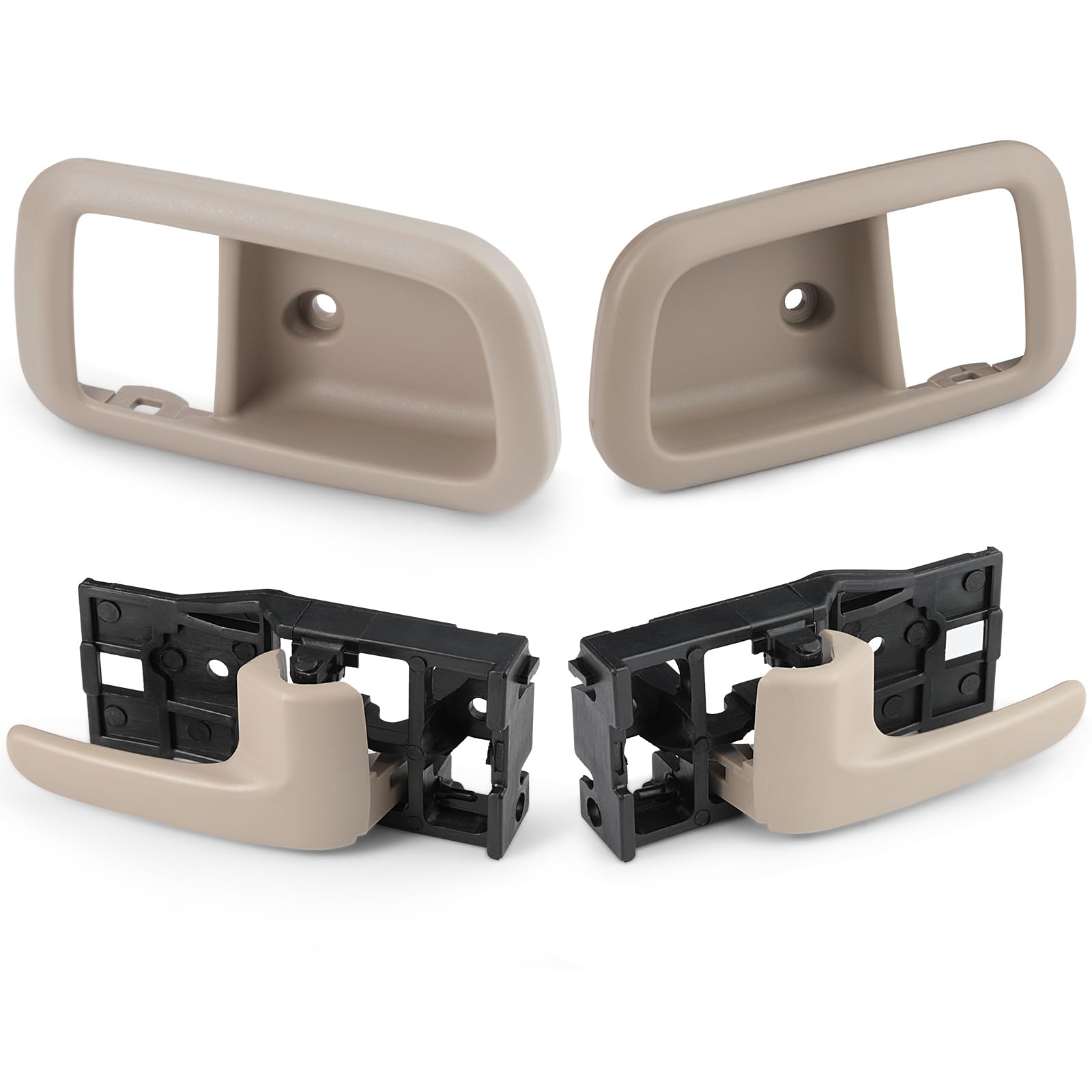 Lcyolada Interior Door Handles Compatible With 2000-2006 Toyota Tundra (Standard/Regular/Extended Cabs Only),Rear Left Driver &