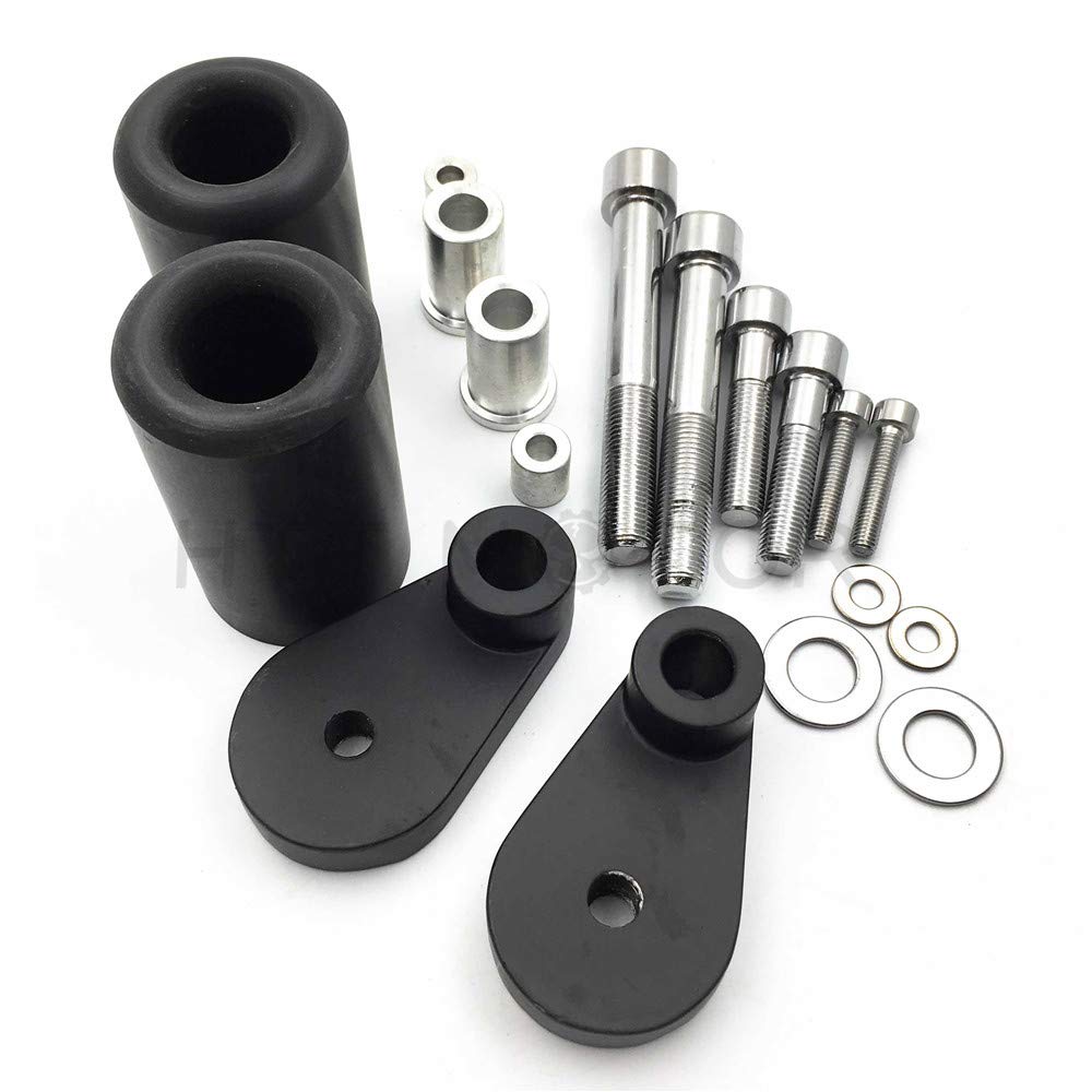 Httmt Mt219-006-Bk No Cut Frame Slider Crash Protector Compatible With 2006 2007 Cbr 1000Rr 1000 Rr Black