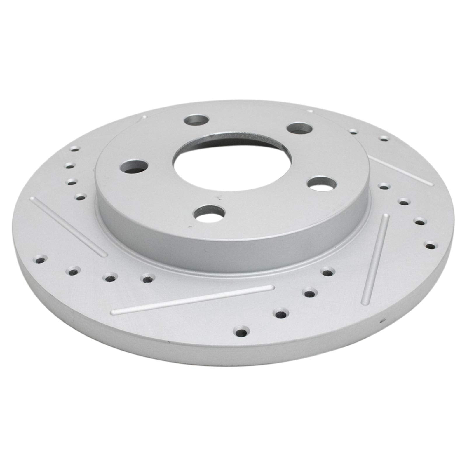 Trq Rear Performance Brake Rotor Drilled Slotted Pair For 2005-2009 Buick Allure / 2004-2008 Pontiac Grand Prix / 2010-2013 Chev