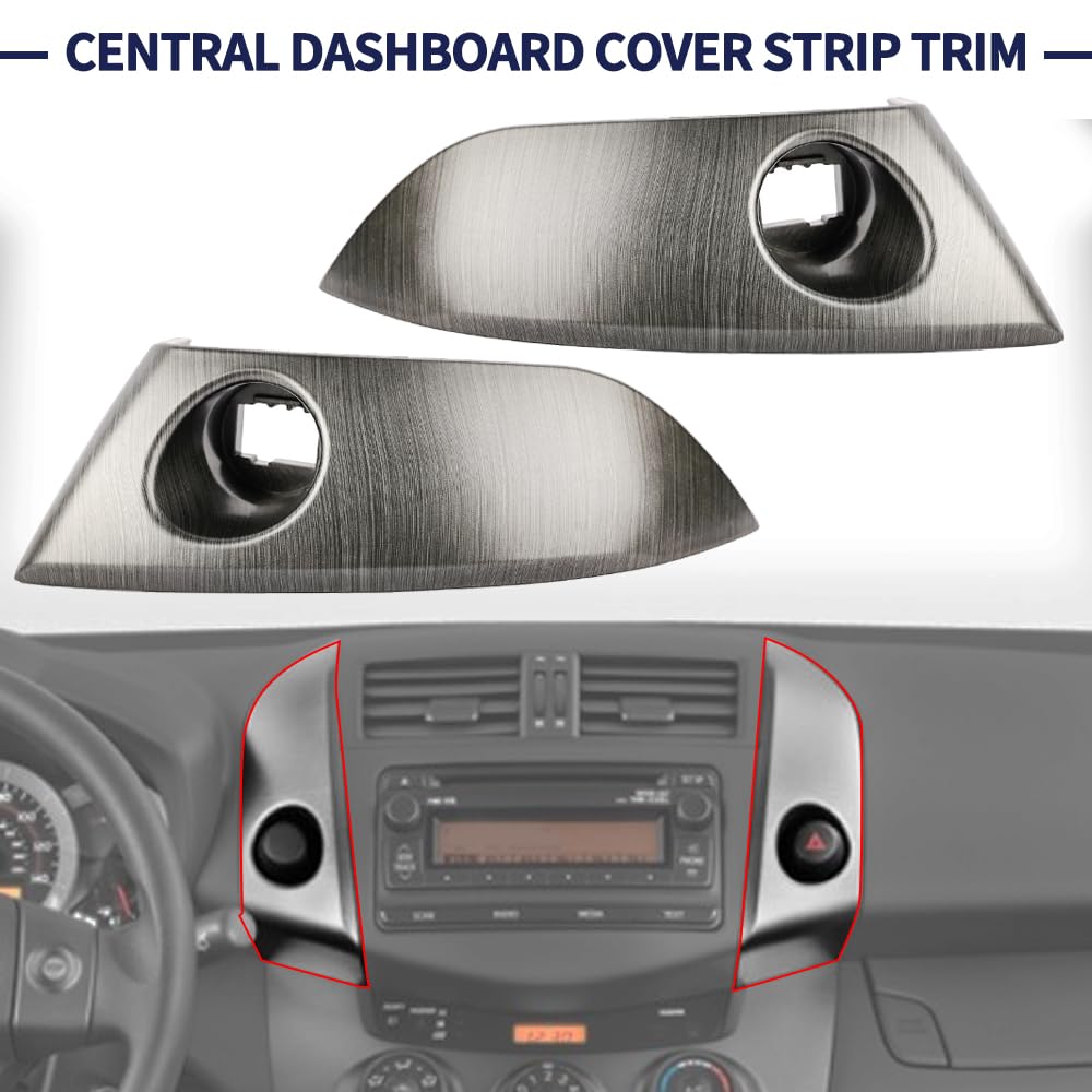 Magimaker Central Dashboard Cover Strip Trim Center Instrument Cluster Panel Trim 55413-42070-B0 55412-42060-B0 Compatible With