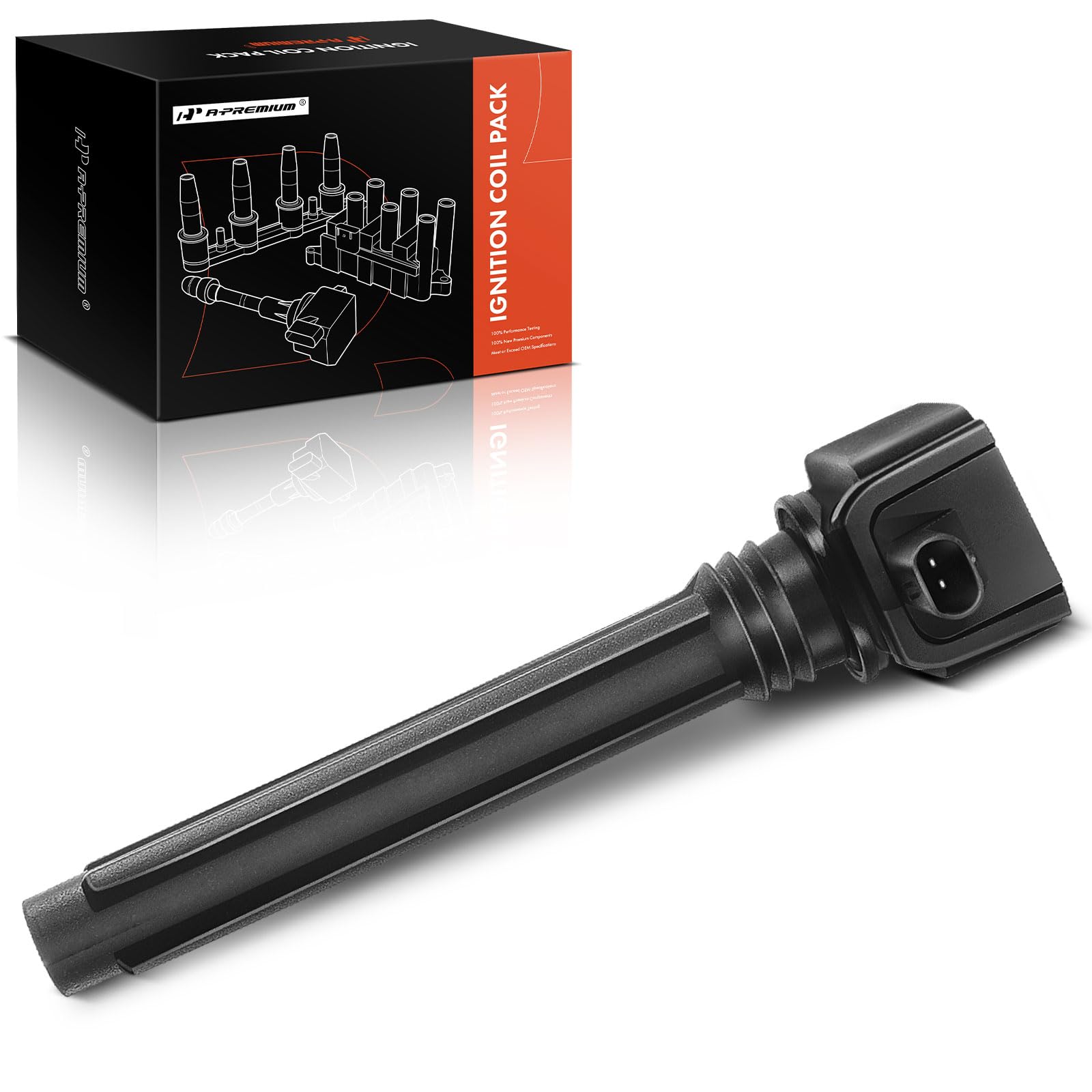 A-Premium Ignition Coil Compatible With Chrysler, Dodge, Jeep & Ram Vehicles - 2.0L, 2.4L, 3.2L, 3.6L - 300 2011-2022, Durango 2