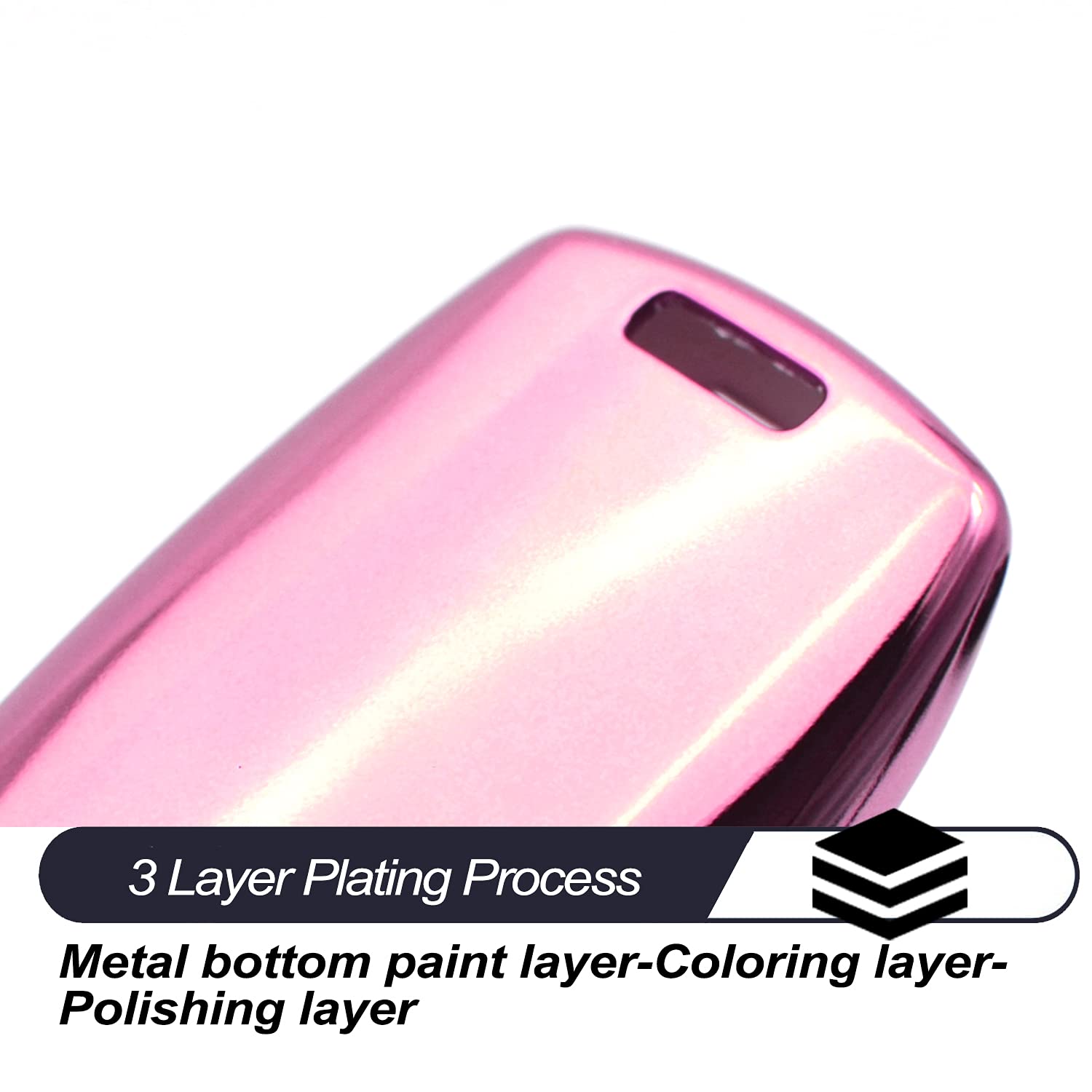 Compatible With 2020 2021 Chevrolet Chevy Silverado 1500 2500 3500 Suburban Tahoe Gmc Acadia Terrain Yukon Pink Tpu Key Fob Cove