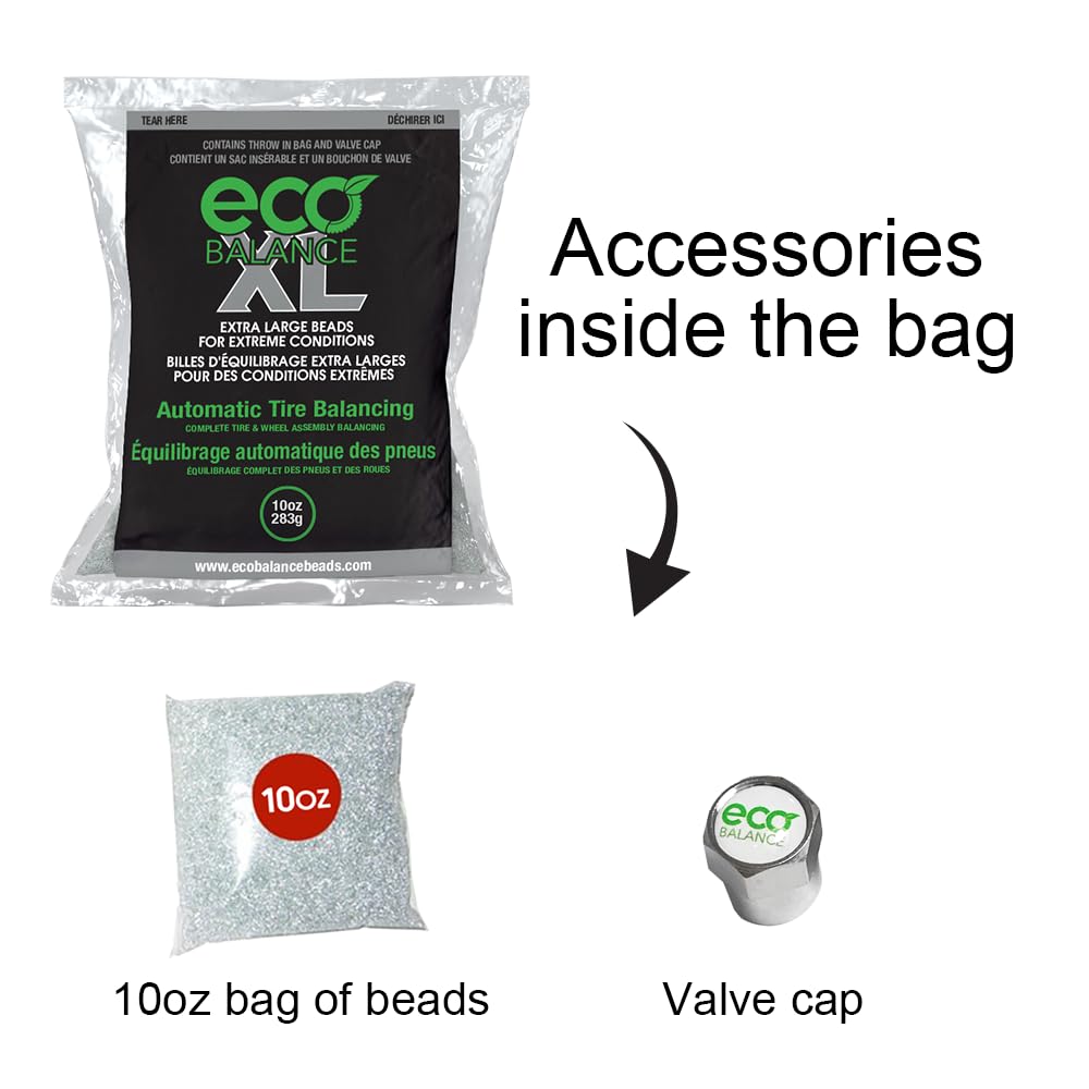 Eco Balance 10-Ecoxl12 Eco Xl Extreme Condition Tire/Wheel Balancing Beads - Off-Road Vehicles, Light Duty Truck Tires, (12) 10O