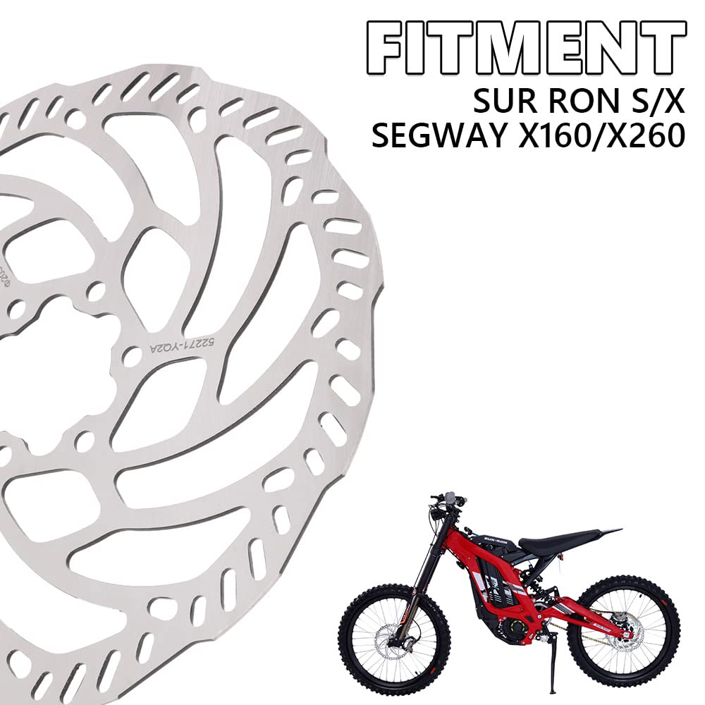 Jfg Racing Motorcycle Sur Ron Dirt Bike Rear Brake Disc Brake Rotor For Surron Segway X260/X160 Light Bee S/X Electric Dirt Bike