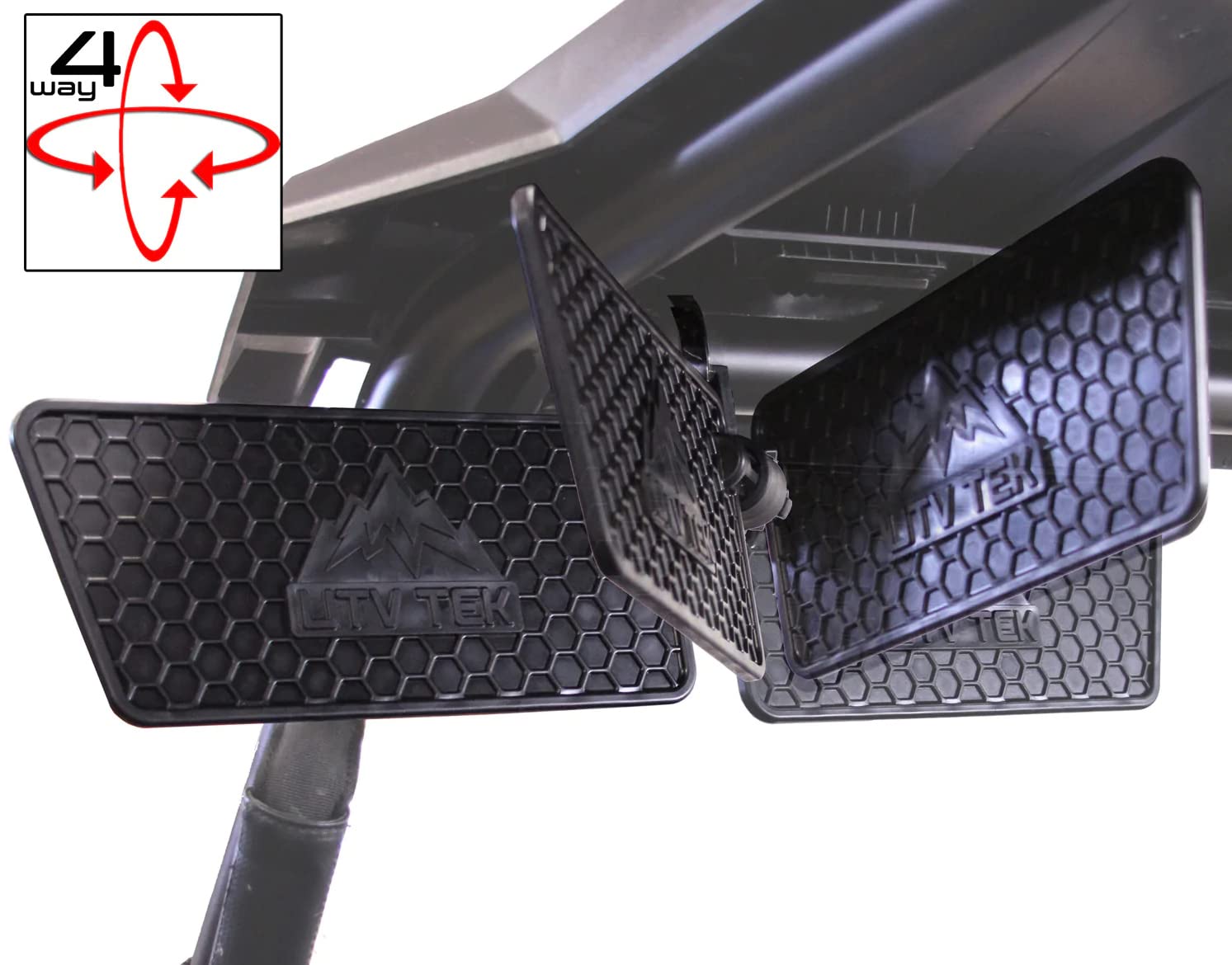 ATV Tek UTVSV1 Adjustable Multi-Directional Sun Blocking Clear View UTV Sun Visor
