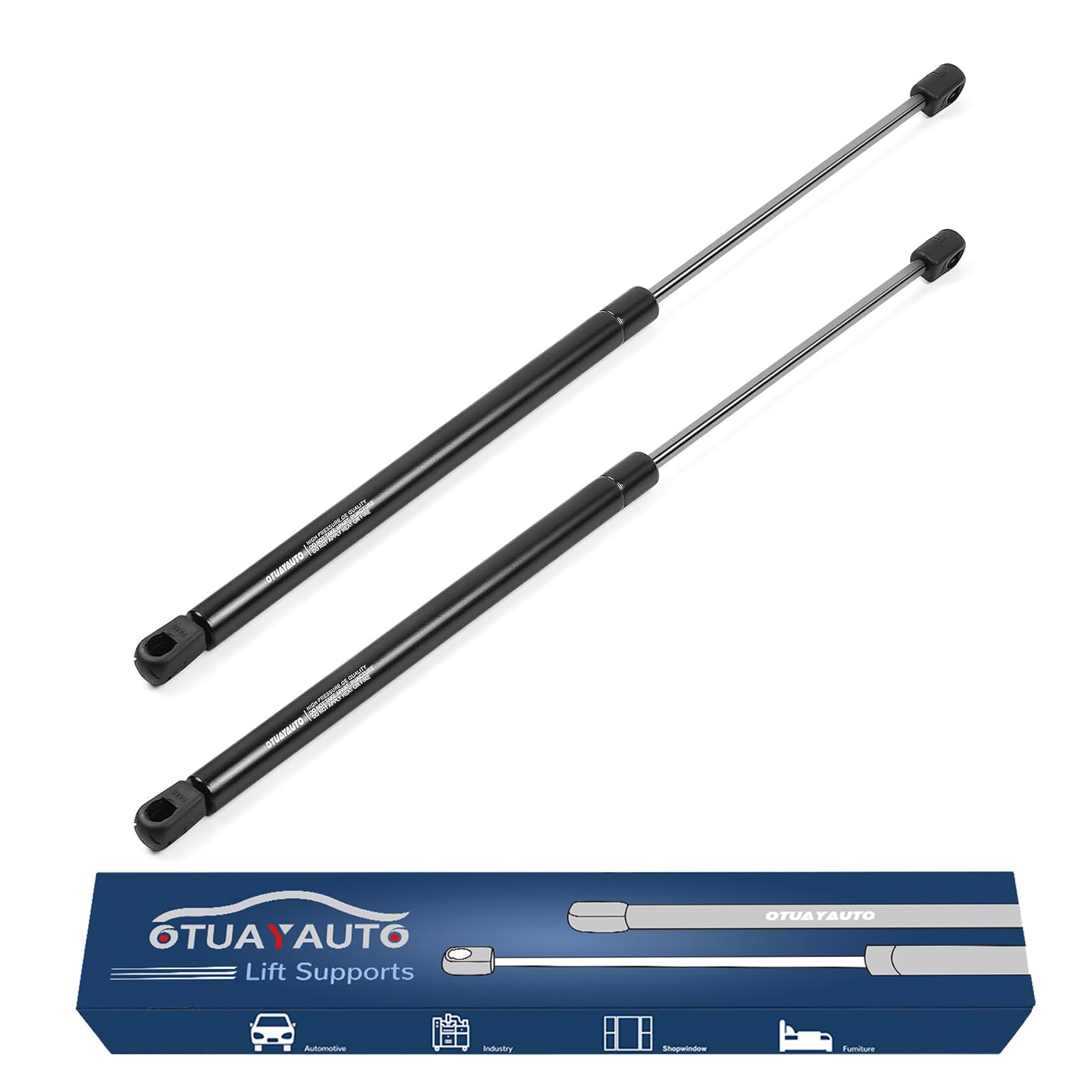 Otuayauto C16-08055 C1608055 20 Inch Gas Strut - 534N/120Lbs Universal Lift Support - C1608055 Gas Shocks For Tool Box Shock, Tr