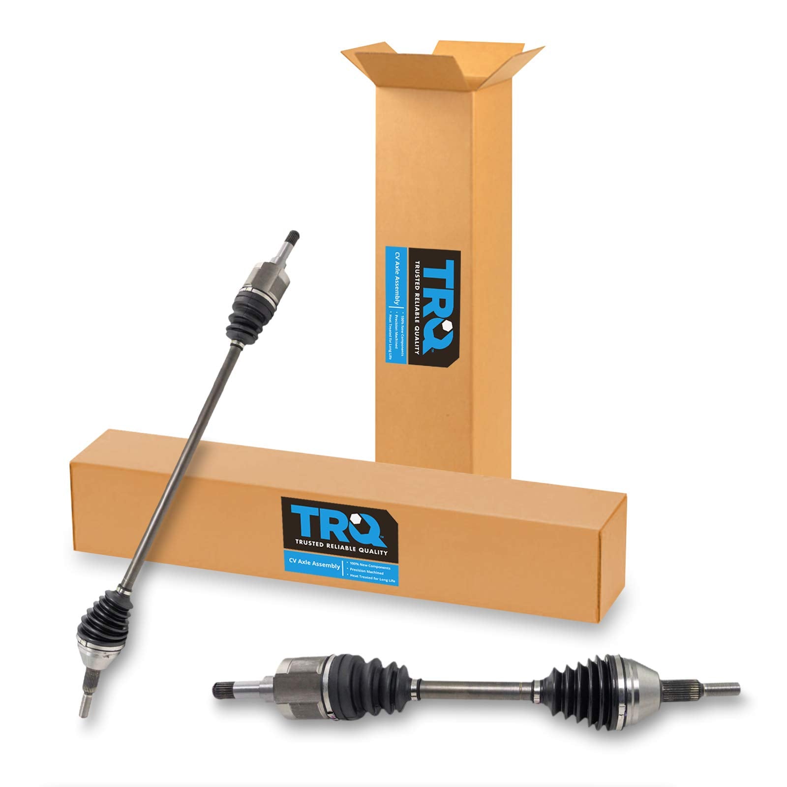 Trq Front Cv Axle Shaft Assembly Set Driver & Passenger Side Compatible With 2008-2010 Chrysler Town & Country Dodge Grand Carav