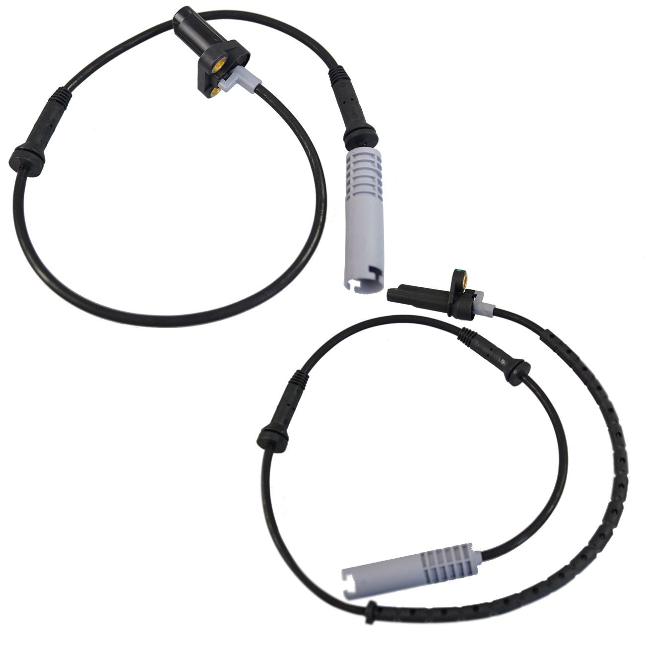 Bapmic 4 Pcs Front 34521182159 + 34521182160 Rear Abs Wheel Speed Sensor For Bmw E39 528I 540I 1997 1998