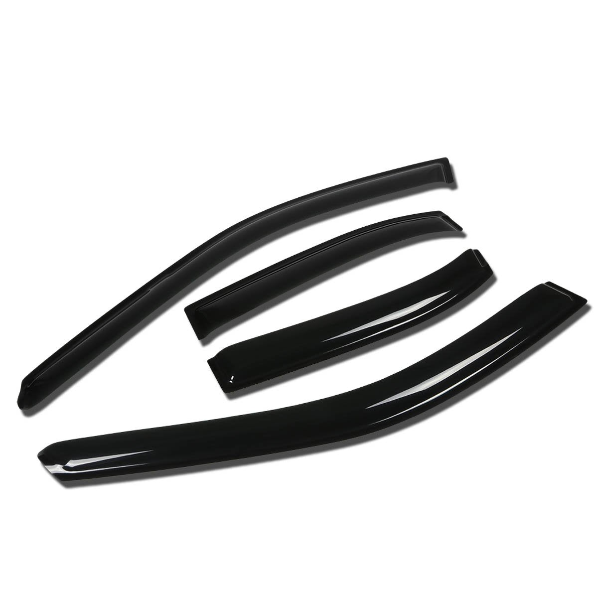 Auto Dynasty Rain Guards Tape-On Compatible With 1998-2001 Altima L30 4Dr Window Visor Deflector