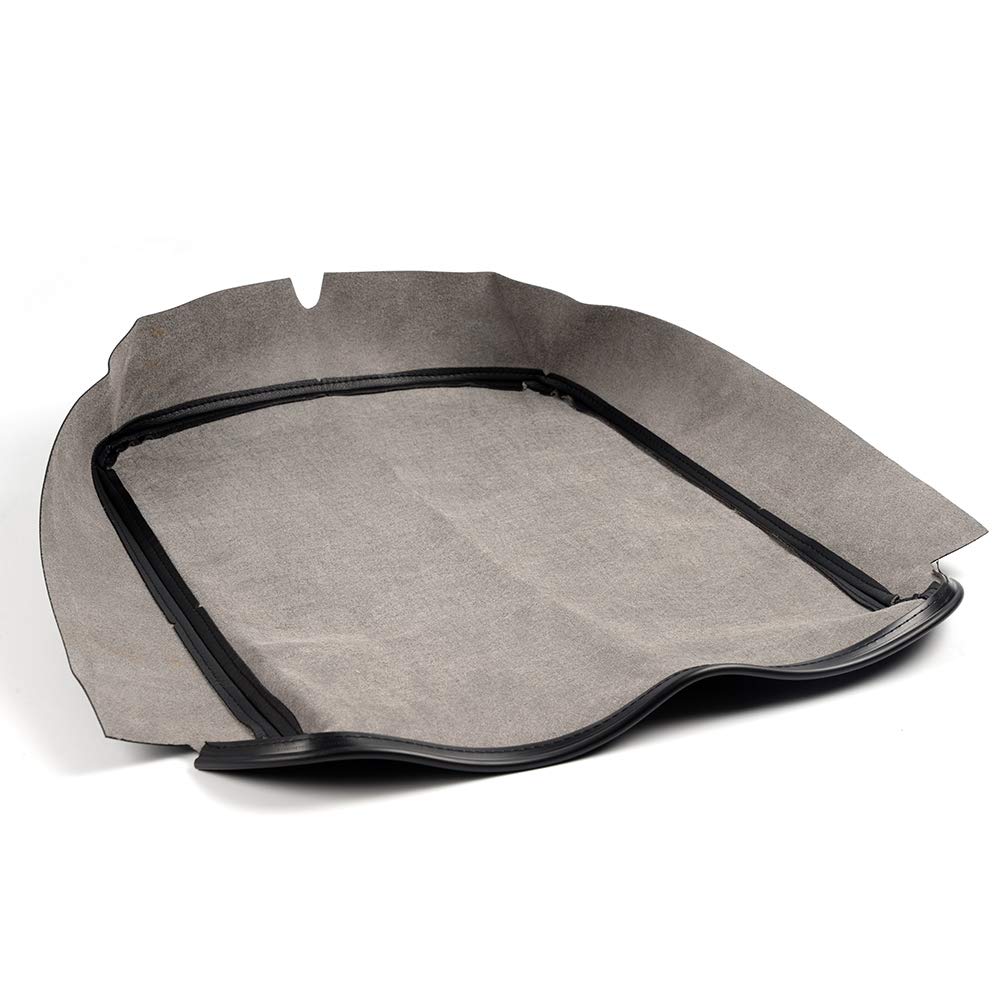 Pit66 Center Console Lid Armrest Cover Replacement Compatible With Dodge 2002-2008 Ram 1500 2500 3500 Leather Black