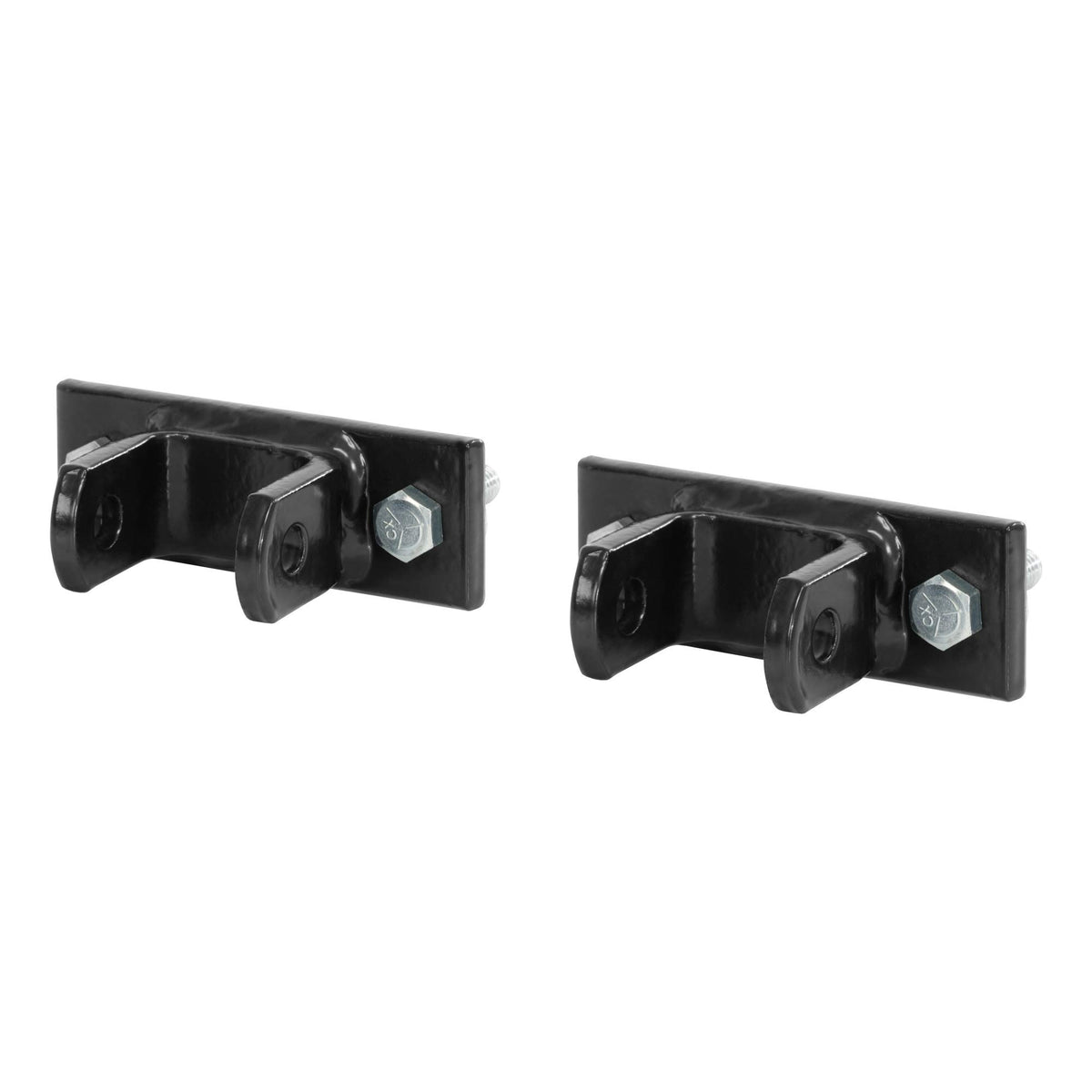 Curt 19748 Adjustable Bolt-On Tow Bar Bumper Brackets, 2-Pack