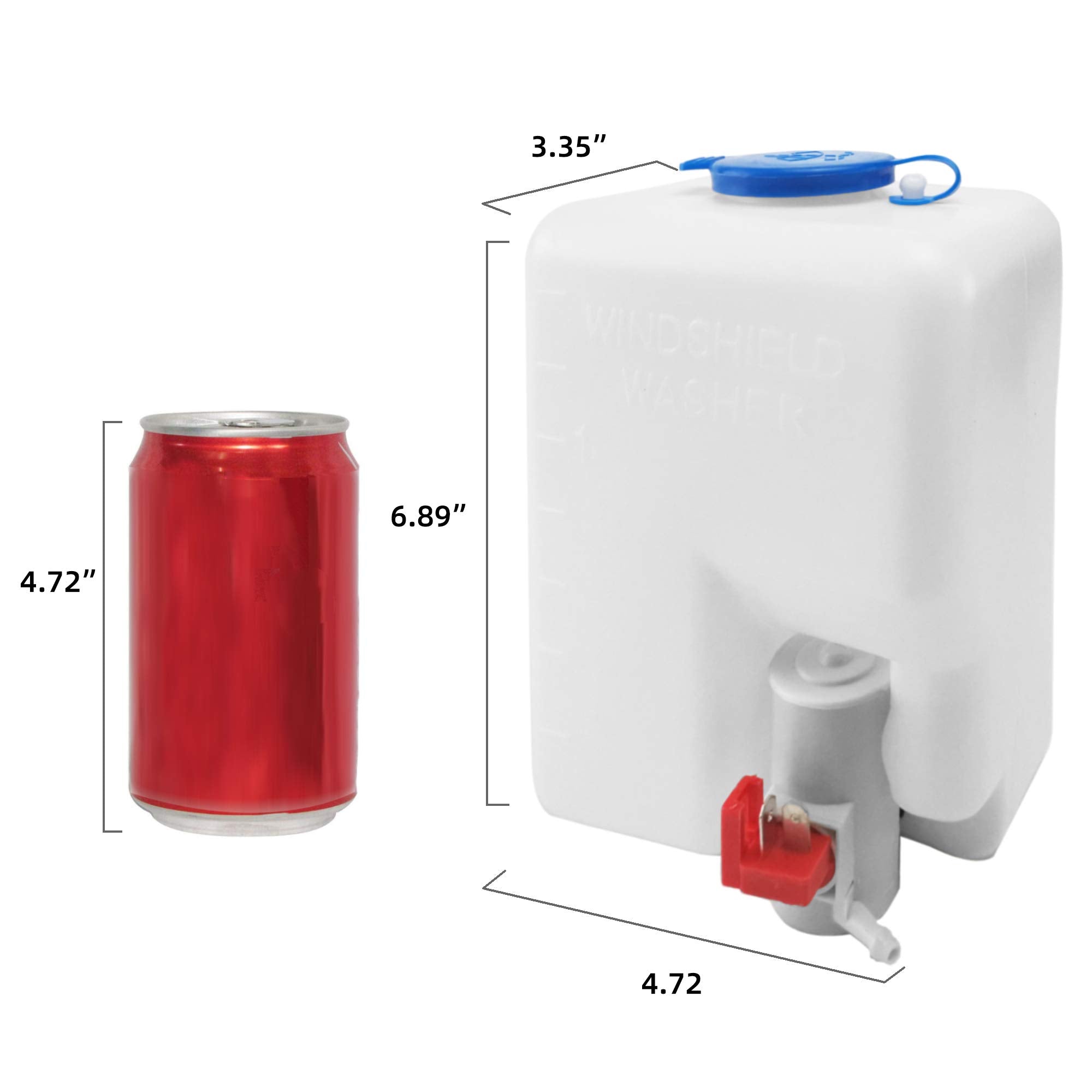 Electric Utv Windshield Wiper Kit, 12V Electric Motor, Universal Power Wiper Kit (90° Wipe Sweep) With Washer Pump Kit For Polaris Ranger Rzr 800/900/1000, Can Am Commander, Honda Pioneer, Kawasaki