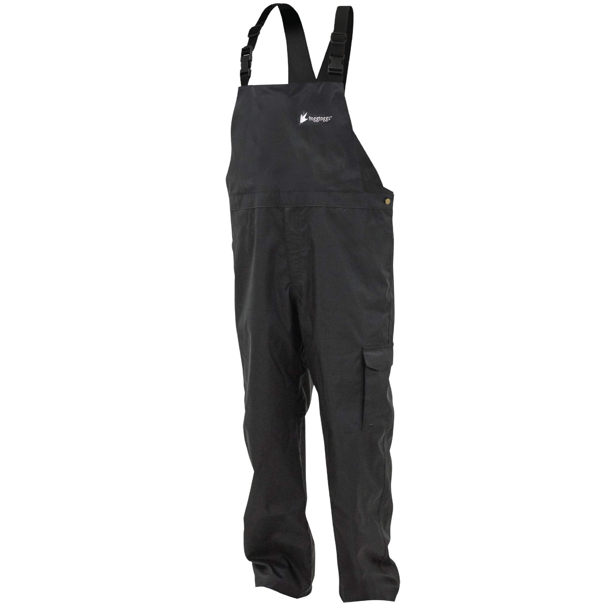Frogg Toggs Men'S Stormwatch Waterproof Fishing Bib, Black, X-Large