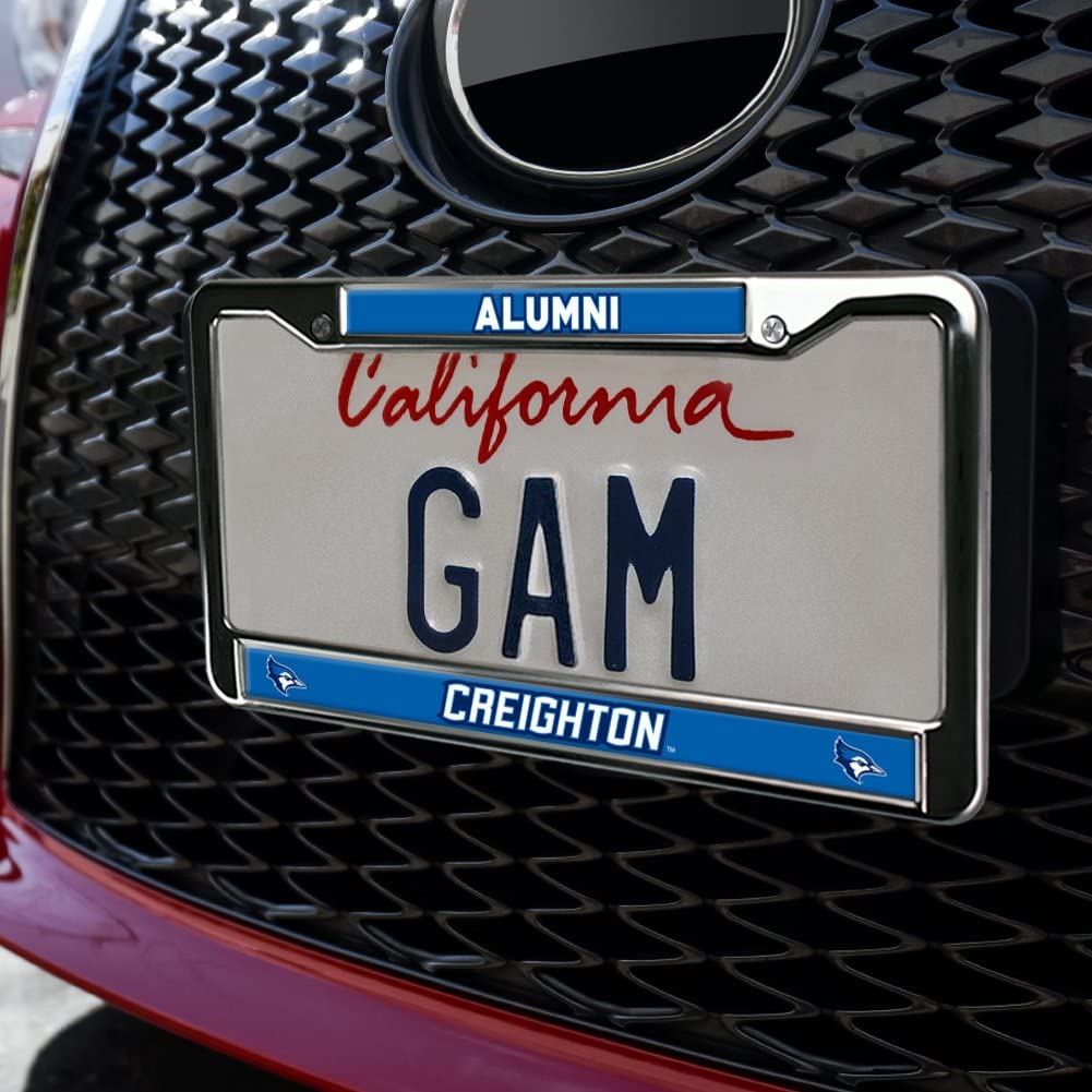 Creighton University Alumni Logo Full Size Standard License Plate Metal Frame