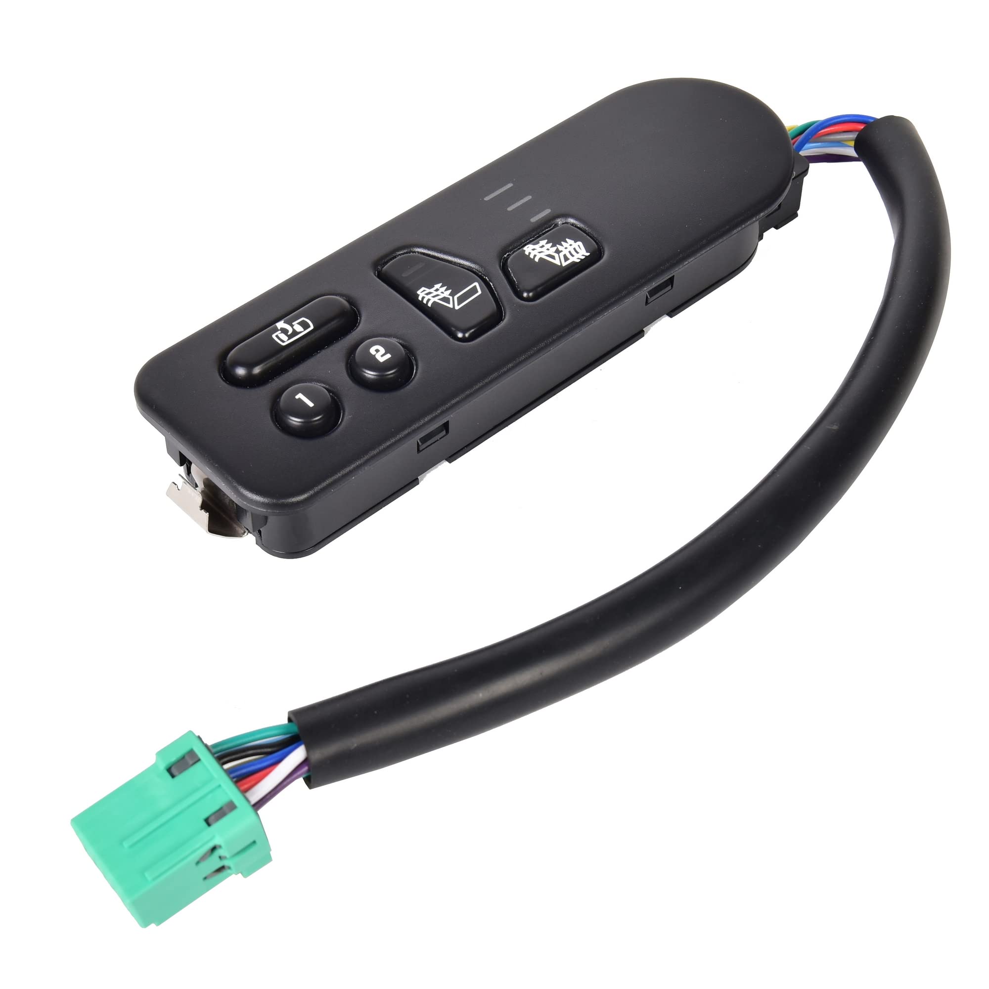 Seat Heater Switch Driver Side Compatible with 2003-2007 Chevy Silverado 1500 2500 3500 GMC Sierra 1500 2500 3500 Replaces 15116