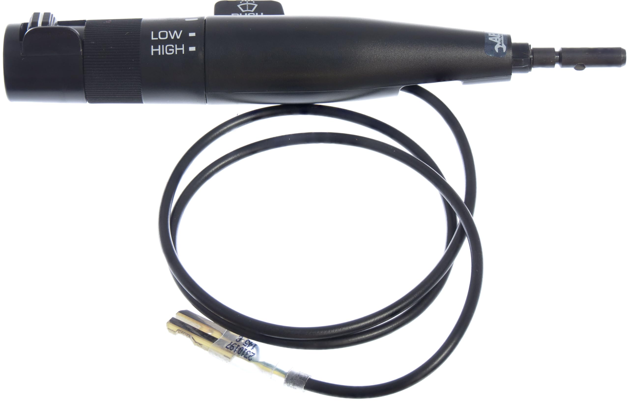 APDTY 50397 Multi-Function Turn Signal Lever Switch with Cruise Control, Washer Control, and Windshield Wiper Control, Black Sta