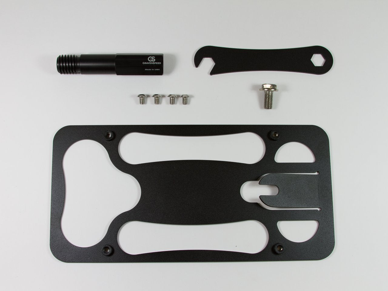 Cravenspeed Platypus License Plate Mount Compatible With Mini Cooper (F56) 2014-2021 | No Drilling | Installs In Seconds | Made