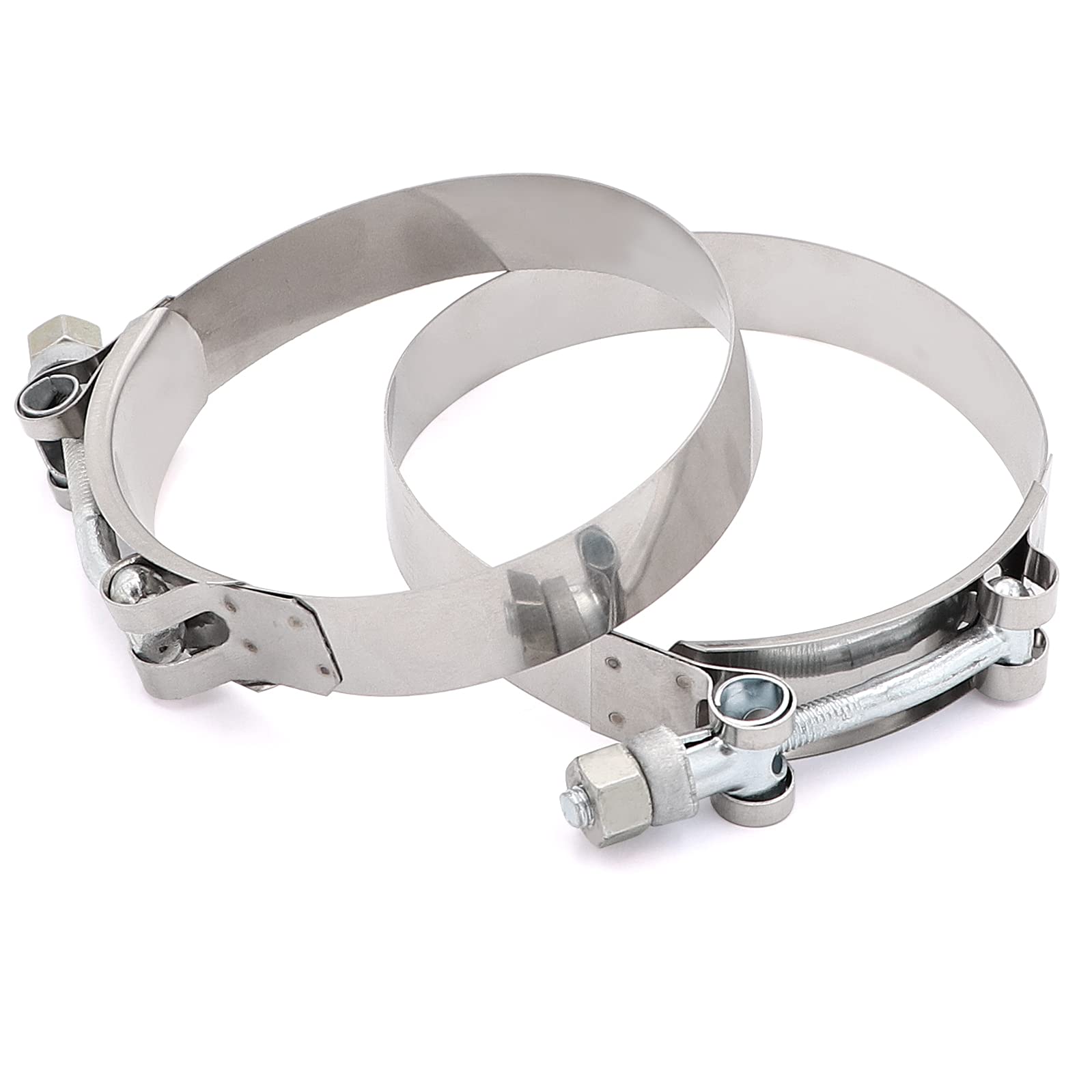 Straight Reducer Coupler Silicone Hose Id 3Inch To 3.5Inch 4-Ply With Stainless Steel T-Bolt Clamp For Turbo/Intercooler/Intake