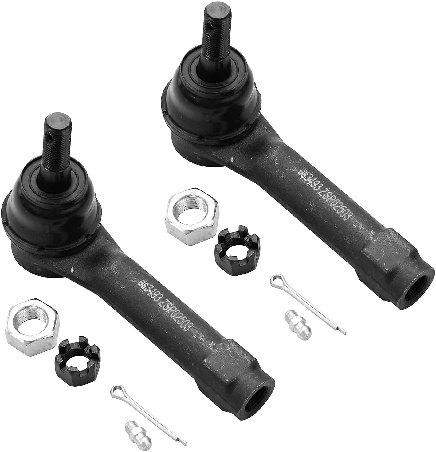 Detroit Axle - Front End 8Pc Suspension Kit For Chevy Gmc Silverado Sierra Yukon Xl Suburban Avalanche 1500 Tahoe Cadillac Escal