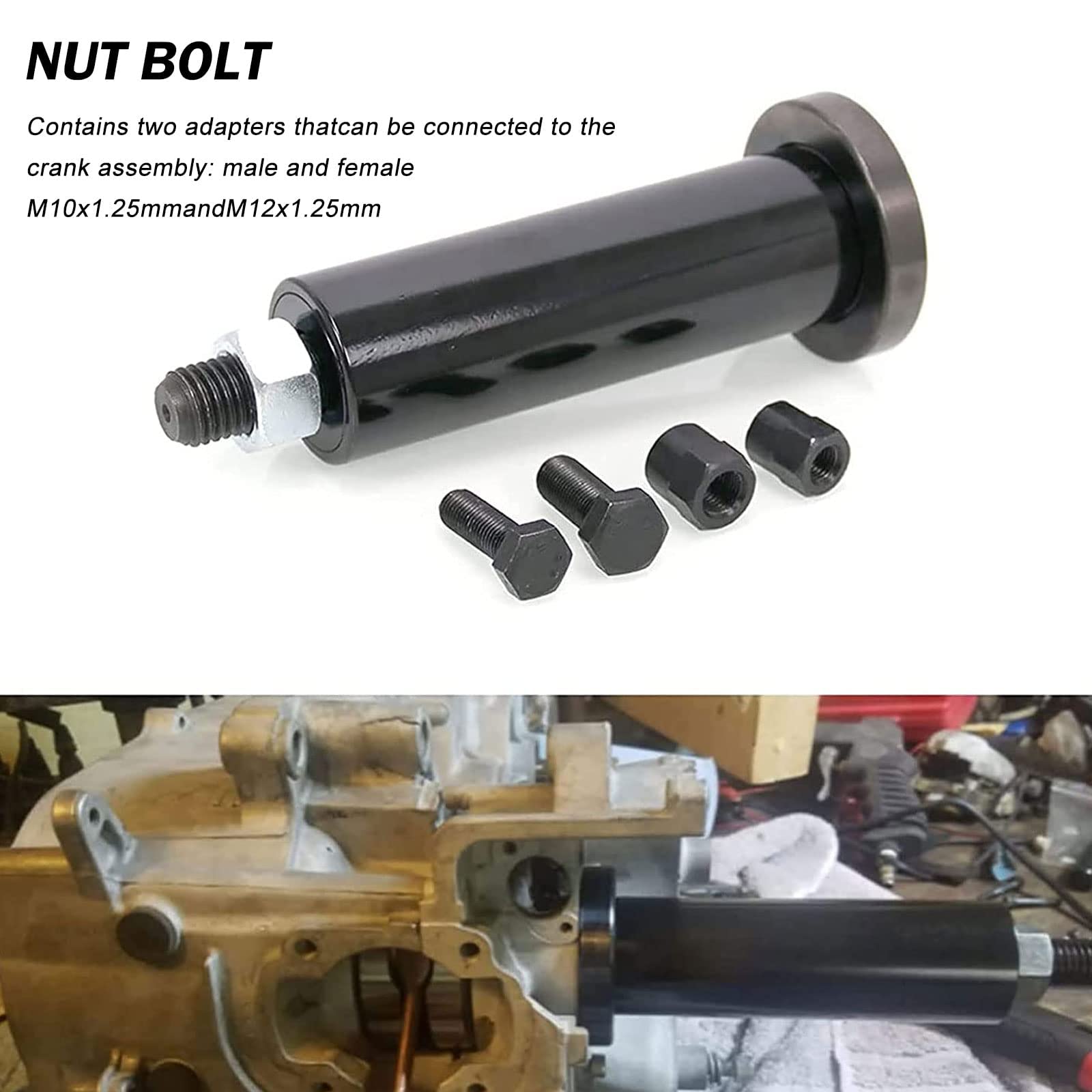 Ryanstar Racing Crank Case Splitter Separator And Crank Puller Installation Tools Off Road Vehicle Auto Supplies With C-Clip Adapter