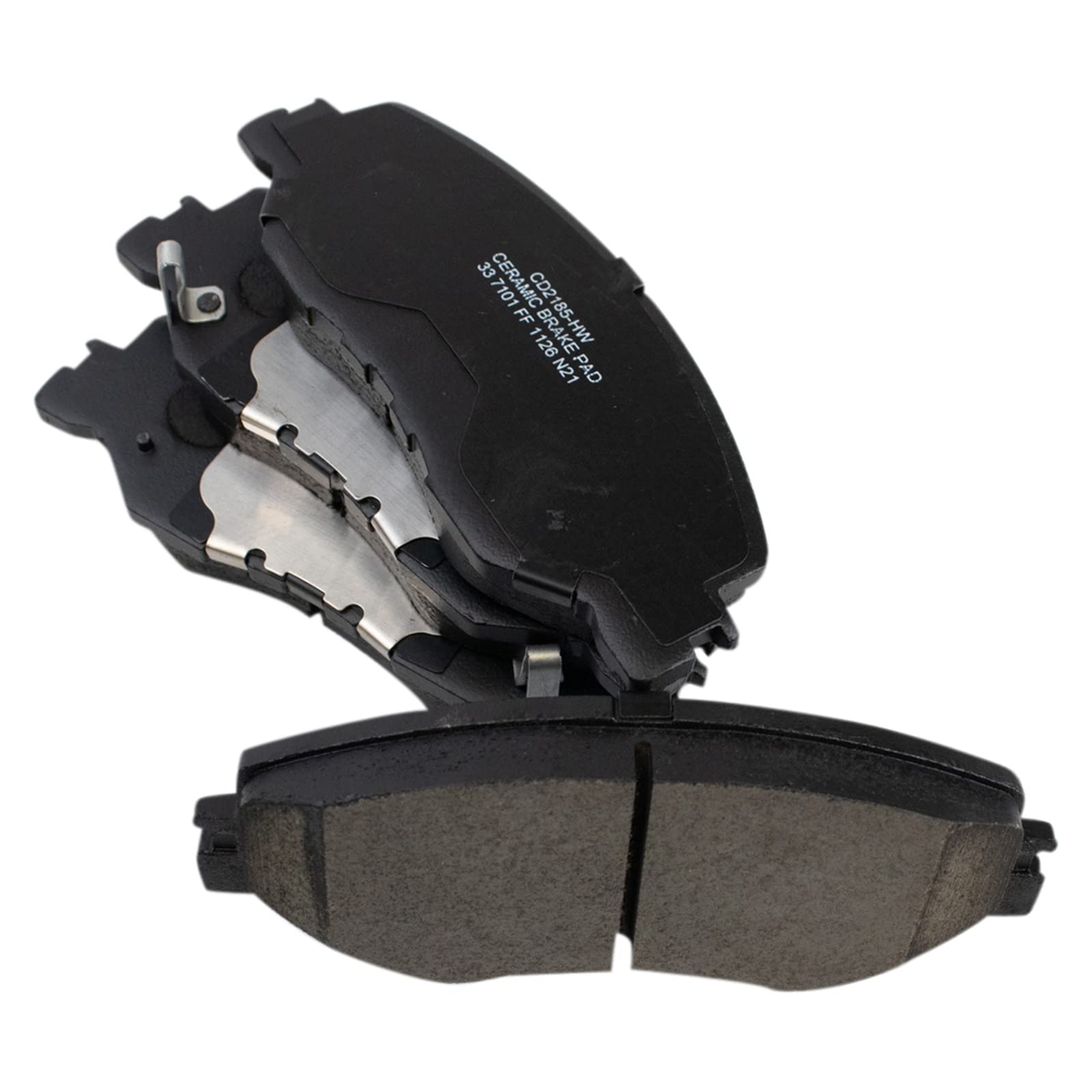 TRQ Front Brake Pads Ceramic Compatible with 2022 Honda Civic 2019-2022 Insight