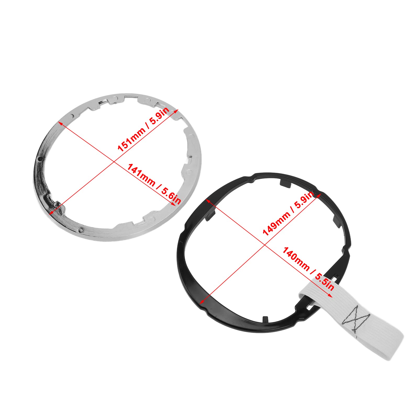 Fydun Lever Gaiter Ring Gear Stick Lever Gaiter Boot Retaining Ring 71775051 Replacement For 500 500C 2009?2015