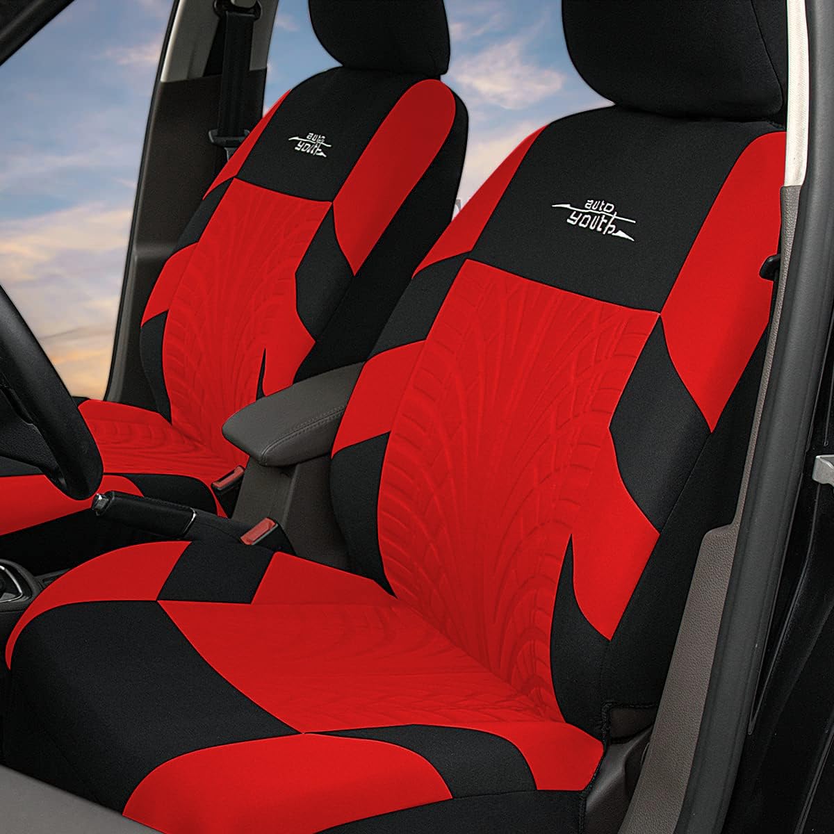 Autoyouth Car Seat Covers For Front Seats, Breathable And Washable Bucket Seat Covers For Cars, Truck, Suv, Vans Airbag Compatib