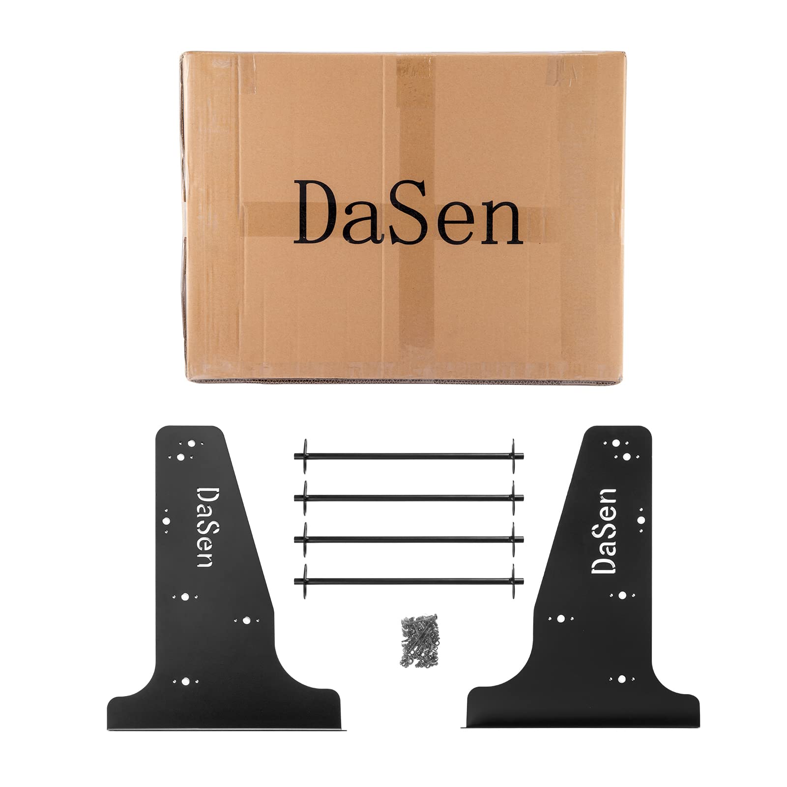 Dasen Wall Mount Storage Rack Kit for Tour Trunk Pack Pak Backrest Sissy Bar Luggage Rack Compatible with Harley Touring Road Gl