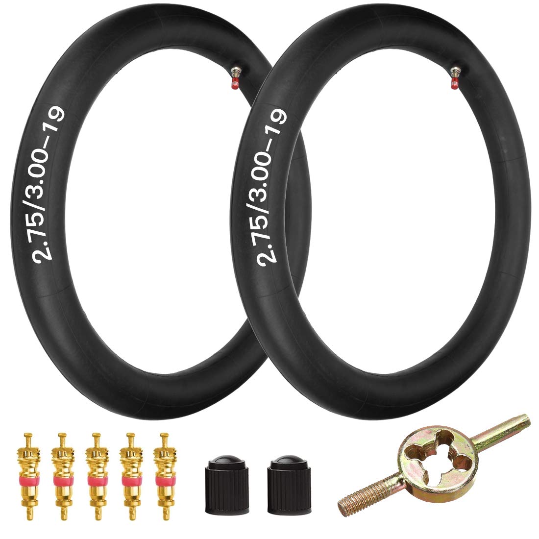 2.75/3.00-19 2.75X19 2.50-19 70/100-19 Inner Tube For Honda Crf 100F 125Fb 150F 450R Kawasaki Kx 100 250 500 250F 450F Off Road Motocross Motorcycle Dual Sport Adventure Trail Pit Dirt Bike