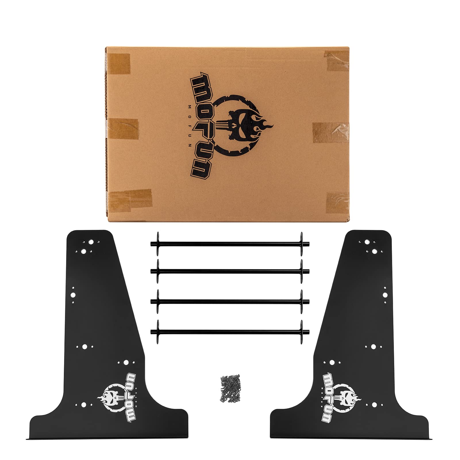 Mofun Tour Trunk Pak Rack Sissy Bar Mounting Luggage Rack Storage Holder Wall Mount Kit Compatible With Harley Touring Road King