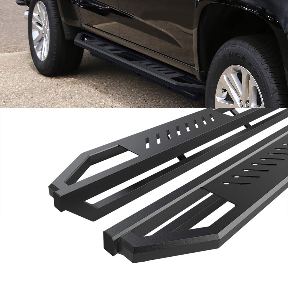 Hd Ridez Hybrid Rocker Steel Armor Compatible With Chevy Colorado Gmc Canyon 2015-2024 Crew Cab (Nerf Bar Side Steps Side Bars)
