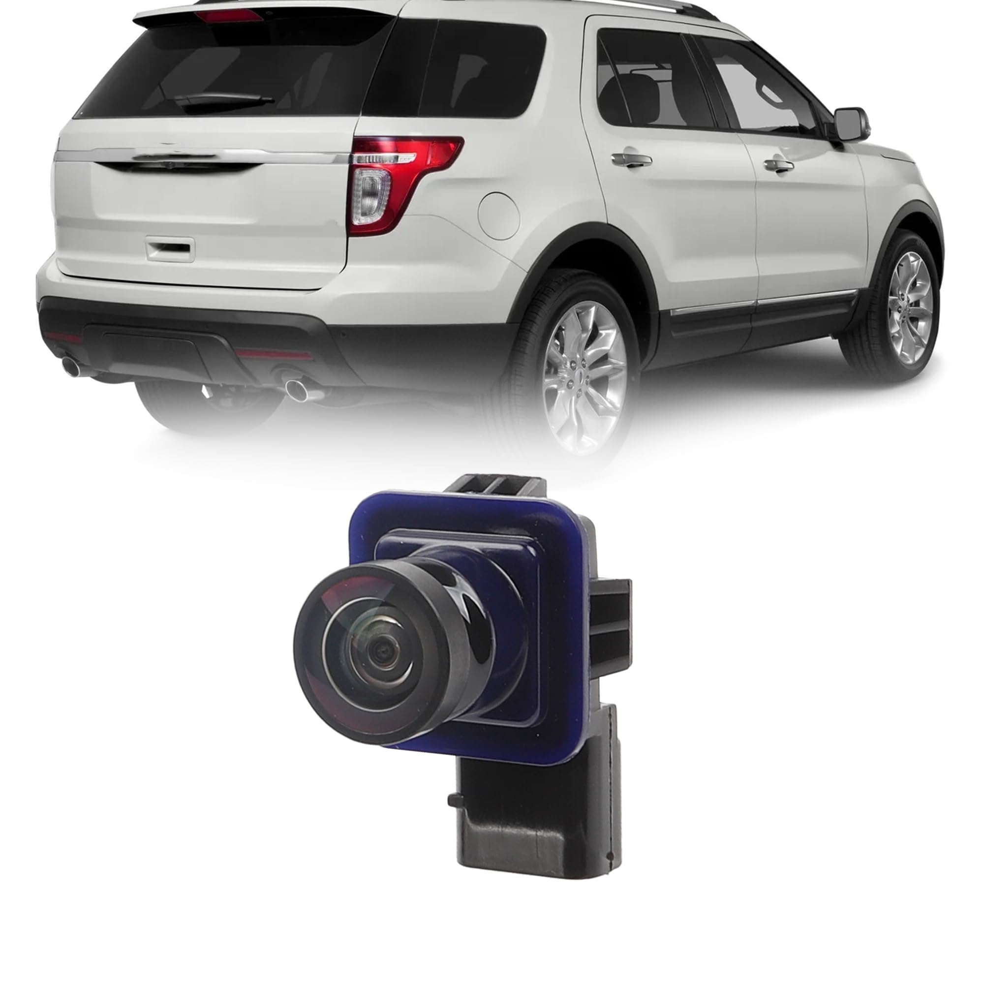 Dasbecan Backup Camera Replacement Compatible With Ford Explorer 2011 2012 2013 2014 2015 Replaces Number Bb5Z-19G490-A Eb5Z-19G490-A Fl1T-19G490-Ac