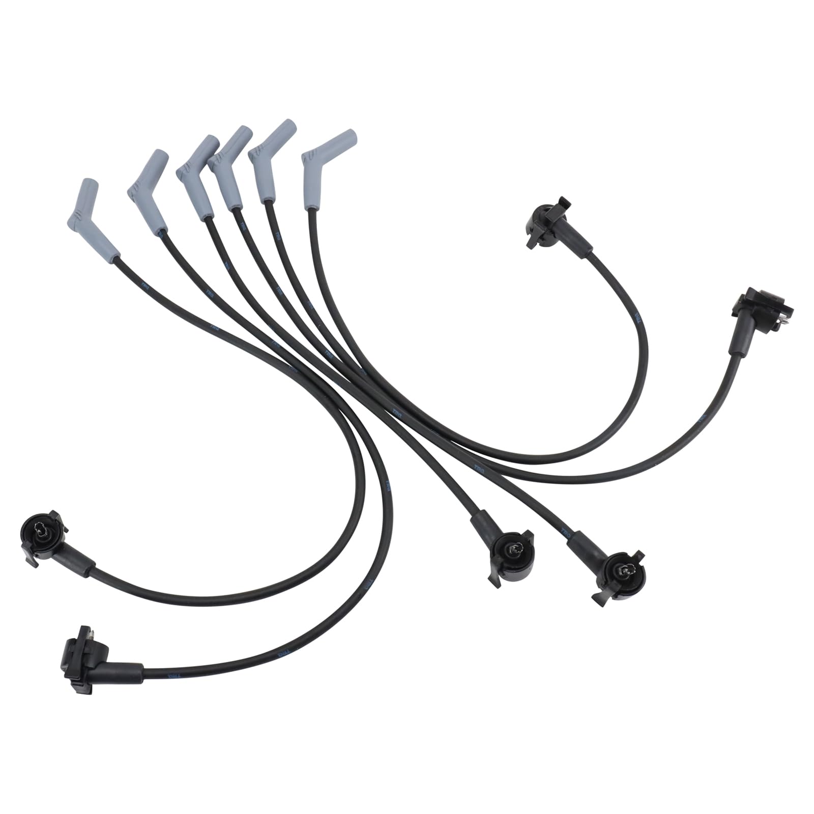 Trq Spark Plug Wire Set Compatible With 96-97 Ford Aerostar 95-97 Ranger 95-96 Mazda B3000