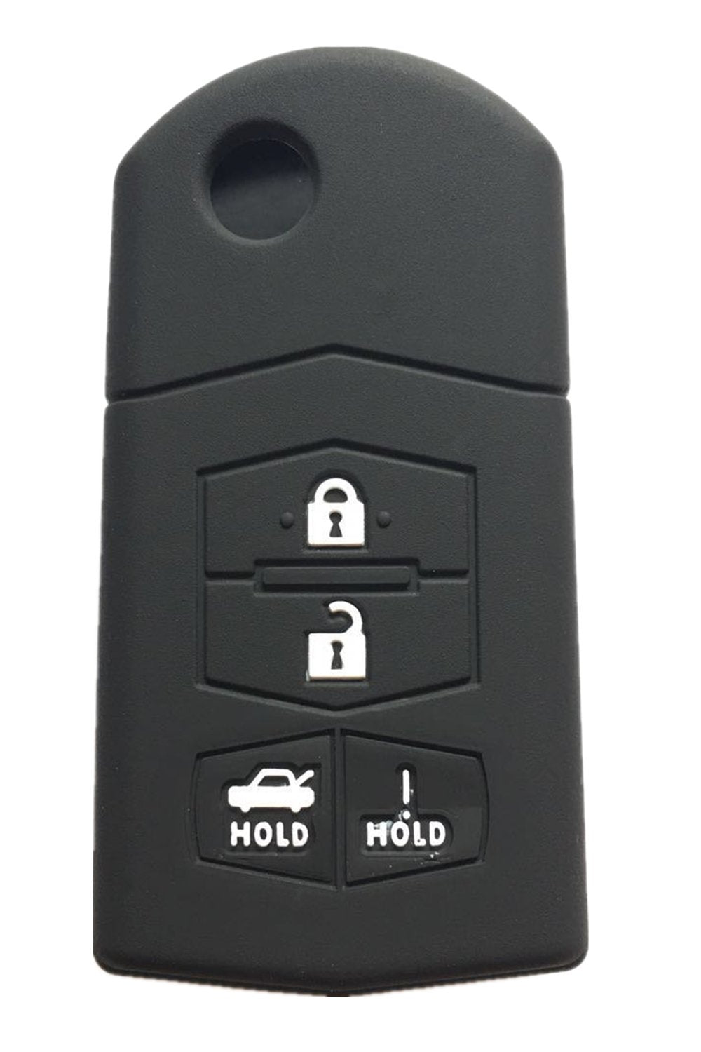 Rpkey Silicone Keyless Entry Remote Control Key Fob Cover Case protector Replacement Fit For Mazda 3 5 6 CX-7 CX-9 RX-8 MX-5 Mia