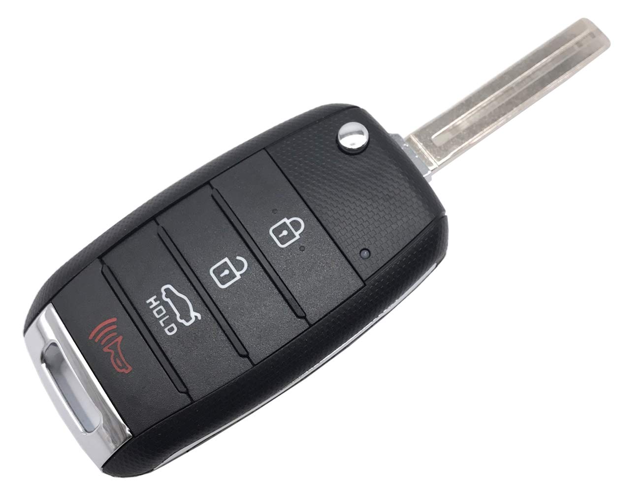 Horande Folding Flip Replacement Key Fob Cover fit for Kia Optima Sorento Sportage Rio Soul Forte Carens Picanto Keyless Entry K
