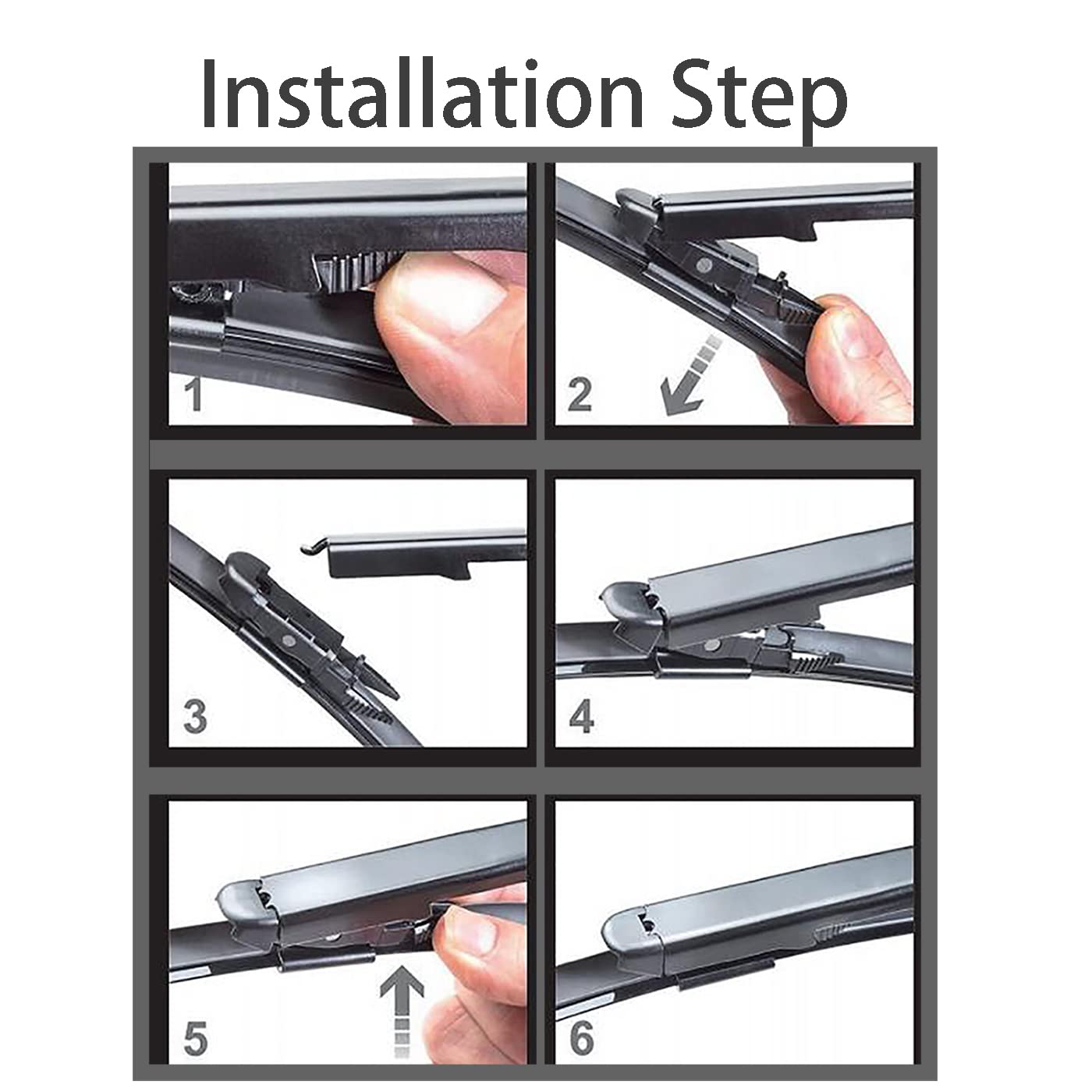 2 Wipers Automotive Replacement Windshield Wiper Blades Set 24Inch+19Inch For Audi A3 Quattro 2006-2013/335I 2010-2013/Front Windshield Wipers (Pack Of 2) Pinch Tab