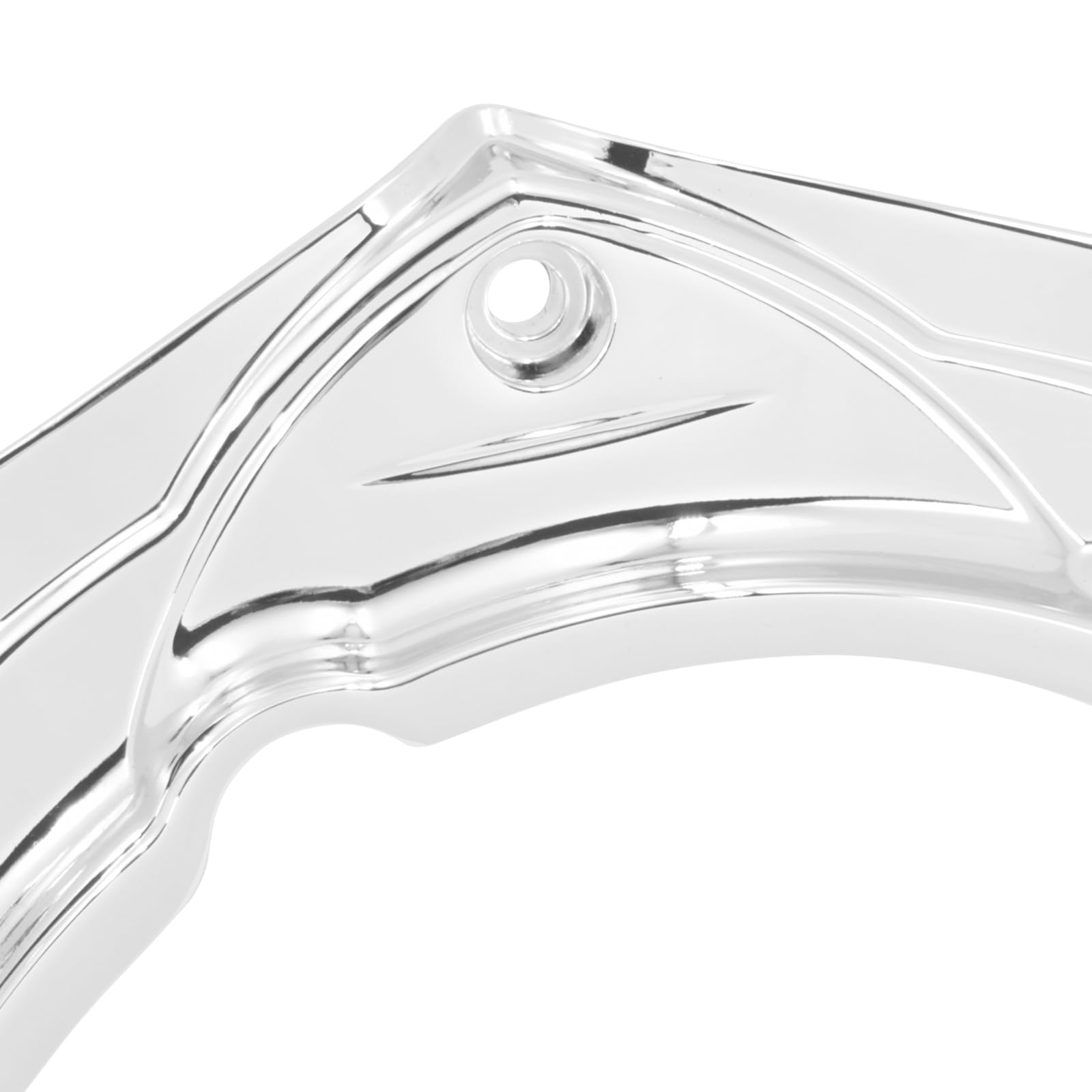 Hdbubalus Motorcycle Cylinder Base Side Covers Fit For Harley Touring Road King Road Street Electra Glide 2007-2016 Dyna Fat Bob Low Rider Super Glide 2006-2017 Chrome