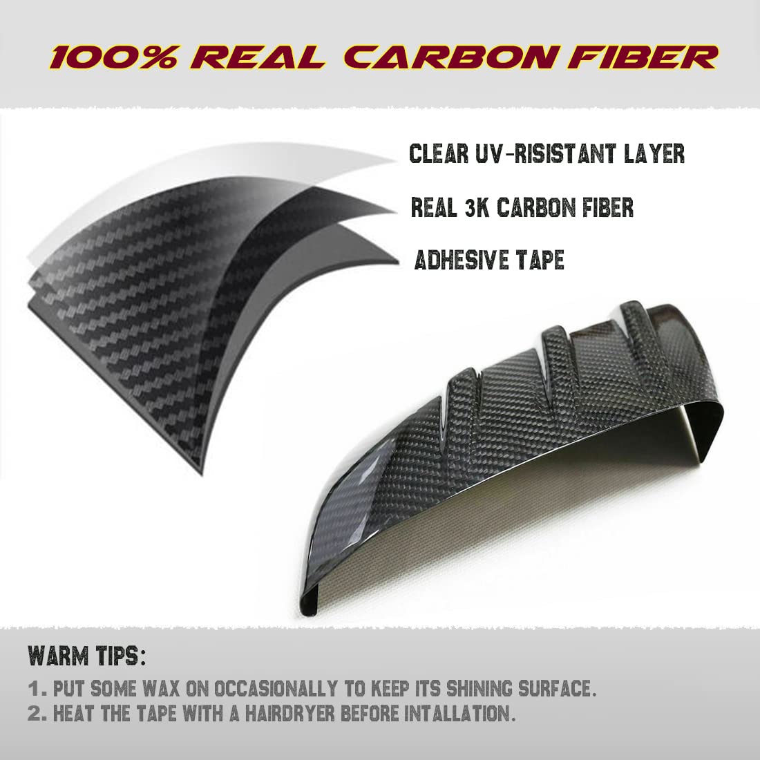 Gaofeiltf Mirror Caps Covers Fits For 10Th Gen Honda Civic 2016-2021 Sedan Coupe Hatchback Crider Envix Real Carbon Fiber Mugen