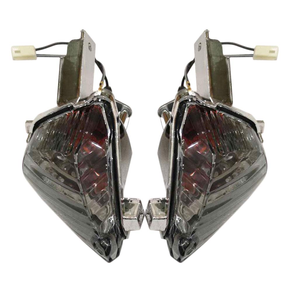 Zxmoto Rear Turn Signal Light For 2008 2009 Suzuki Gsxr 600 750 K8,Gsxr 1000 K7 2007-2008 Smoked Lens