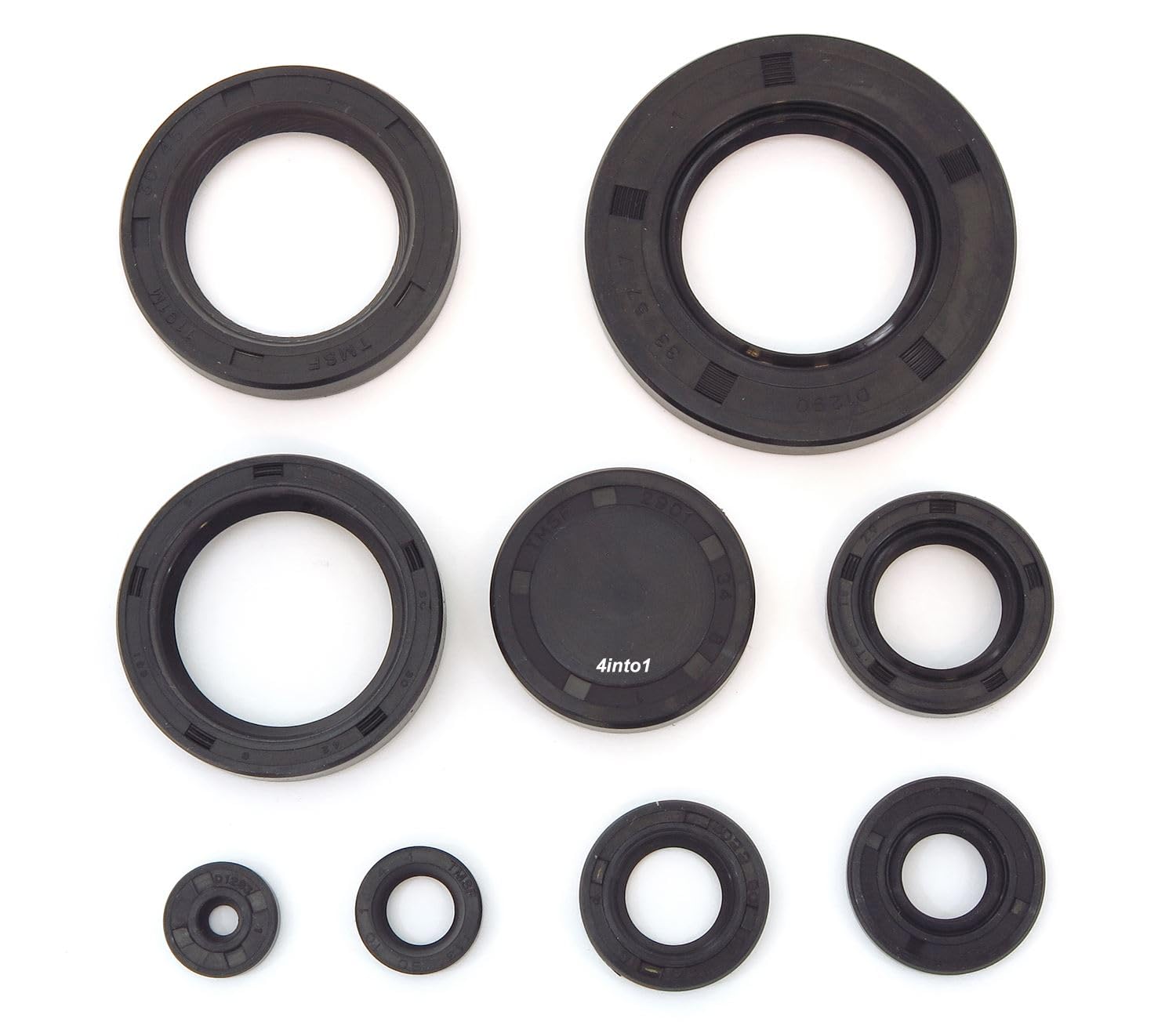 Engine Oil Seal Kit - Fits Honda Cb550 Cb550K Cb550F Super Sport 1974-1978 - 9 Seals