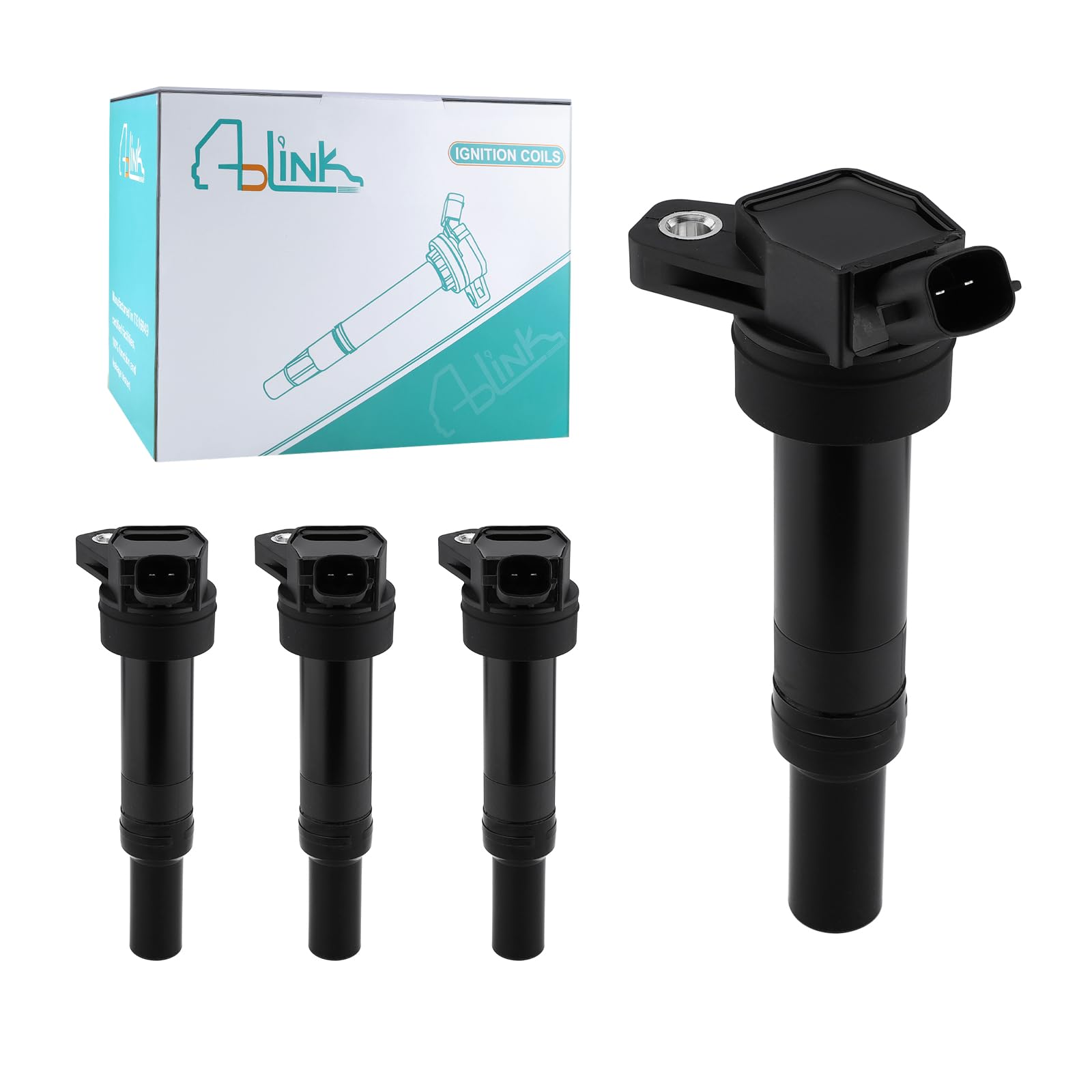 Set of 4 UF651 Ignition Coil Pack (1.8L 2.0L L4) For Hyundai Elantra Coupe SE GT GLS Value Edition Limited Tucson,Kia Forte Fort