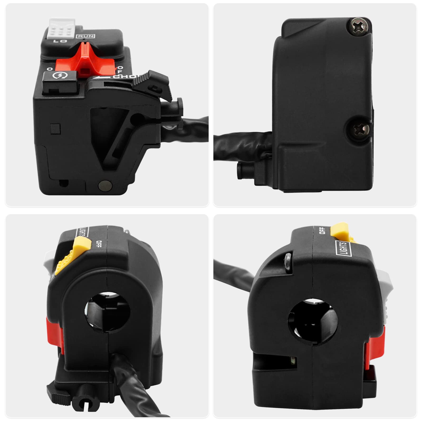 Compatible With Honda Fourtrax 300 Trx300 Start Stop Switch Button Left Handlebar Headlight Light Kill Control Switch,Oem# 35200-Hc4-004 35200-Hc5-000 35200-Hc5-010