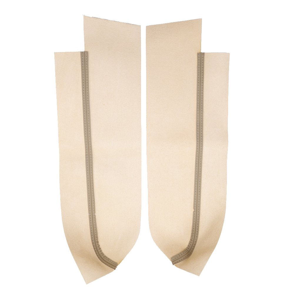 Hoypeyfiy 2pcs (1Pair) Microfiber Leather Front Door Panels Armrest Cover Replacement for Honda Cr-V CRV 2007-2012 (Leather Only) Beige Tan