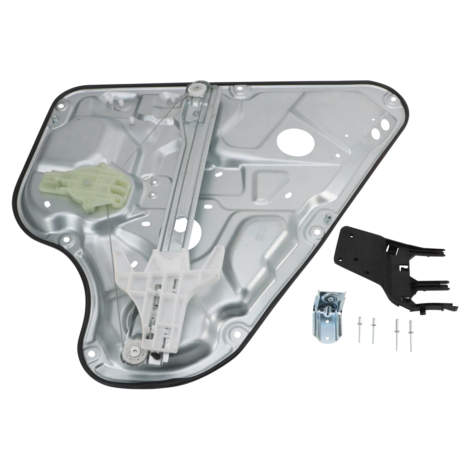 Trq Rear Left Power Window Regulator & Motor Assembly Drivers Side Compatible With 2007-2010 Hyundai Elantra