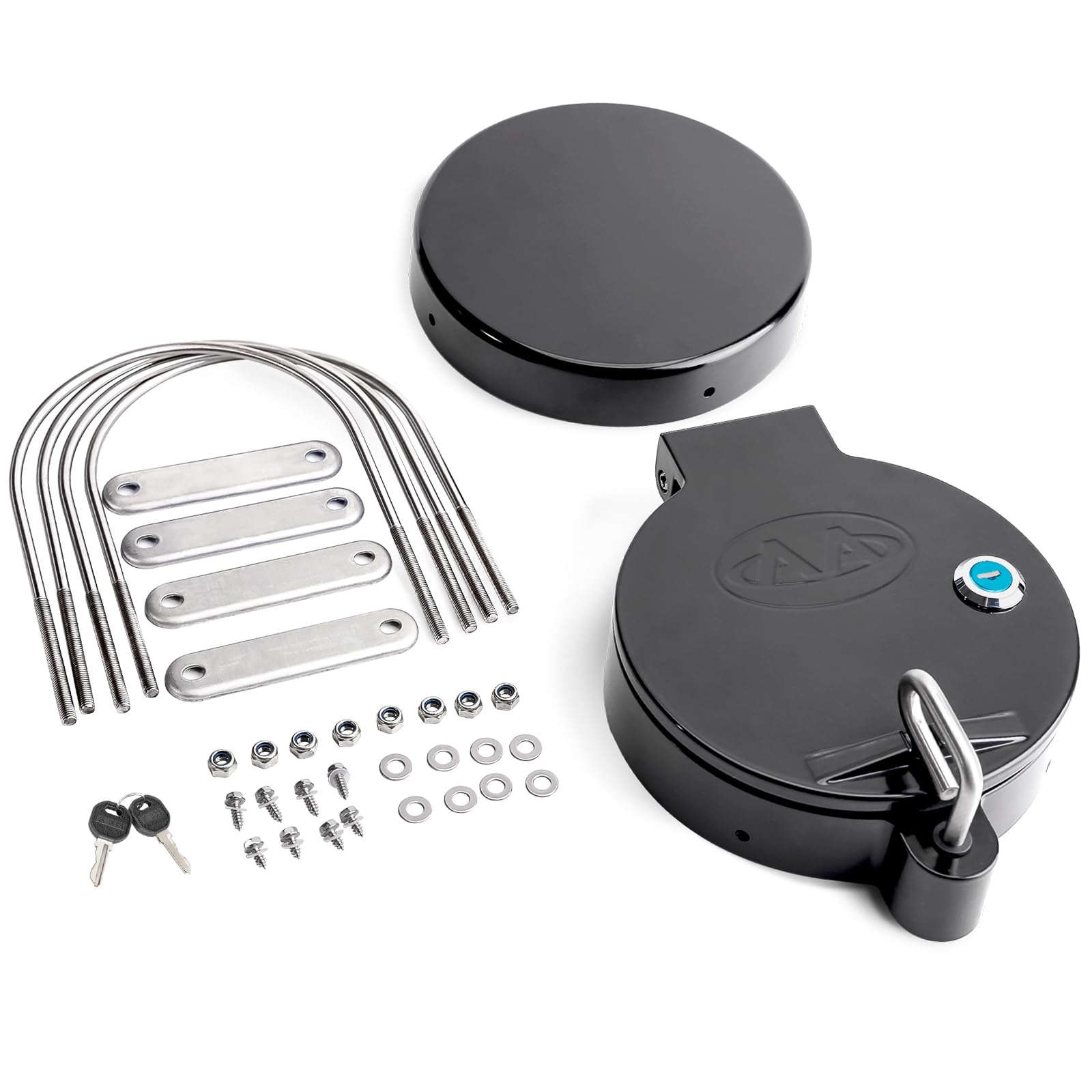 Aa Products Universal Conduit Carrier Kit Fit 6'' Pvc Pipe, No Drilling Required, Black