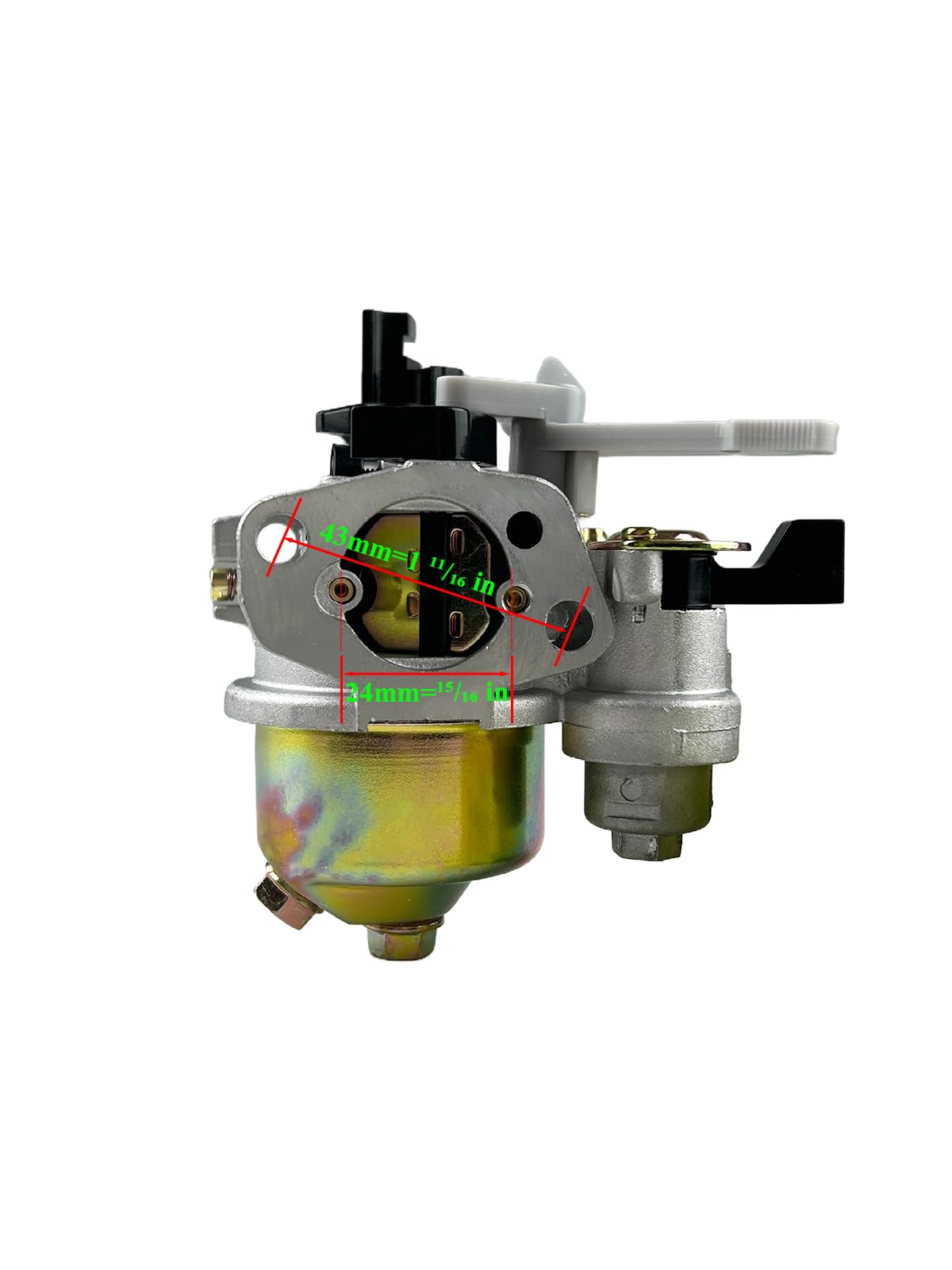 TURBOTUNITY 196cc 212cc Carburetor for Honda gx160 gx200 5.5HP 6.5HP Coleman Ct200u ex Bt200x Kt196 Predator 212 224 Baja Mb165