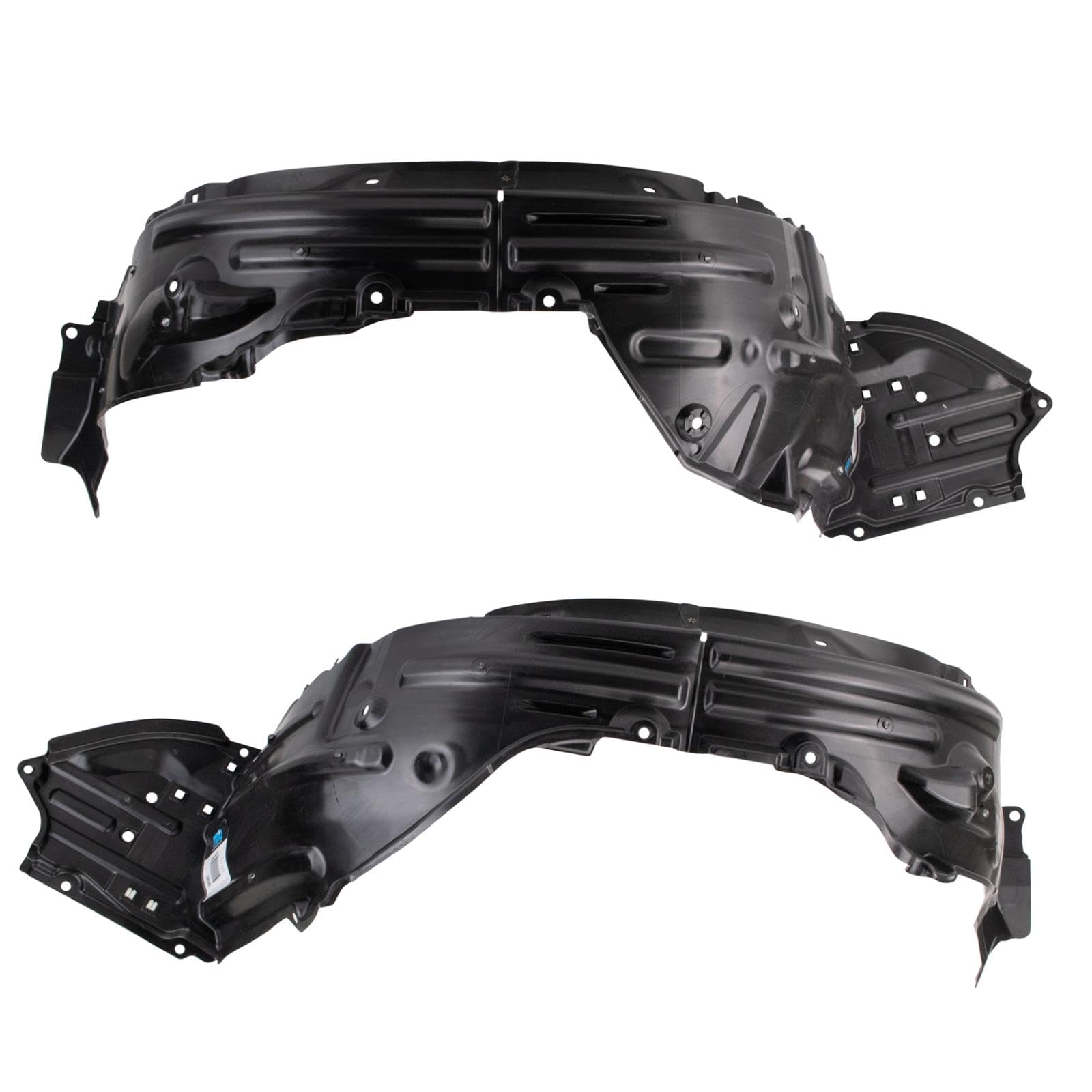 Trq Front Inner Fender Liner Set Compatible With 2020-2021 Toyota C-Hr To1248244 To1249244